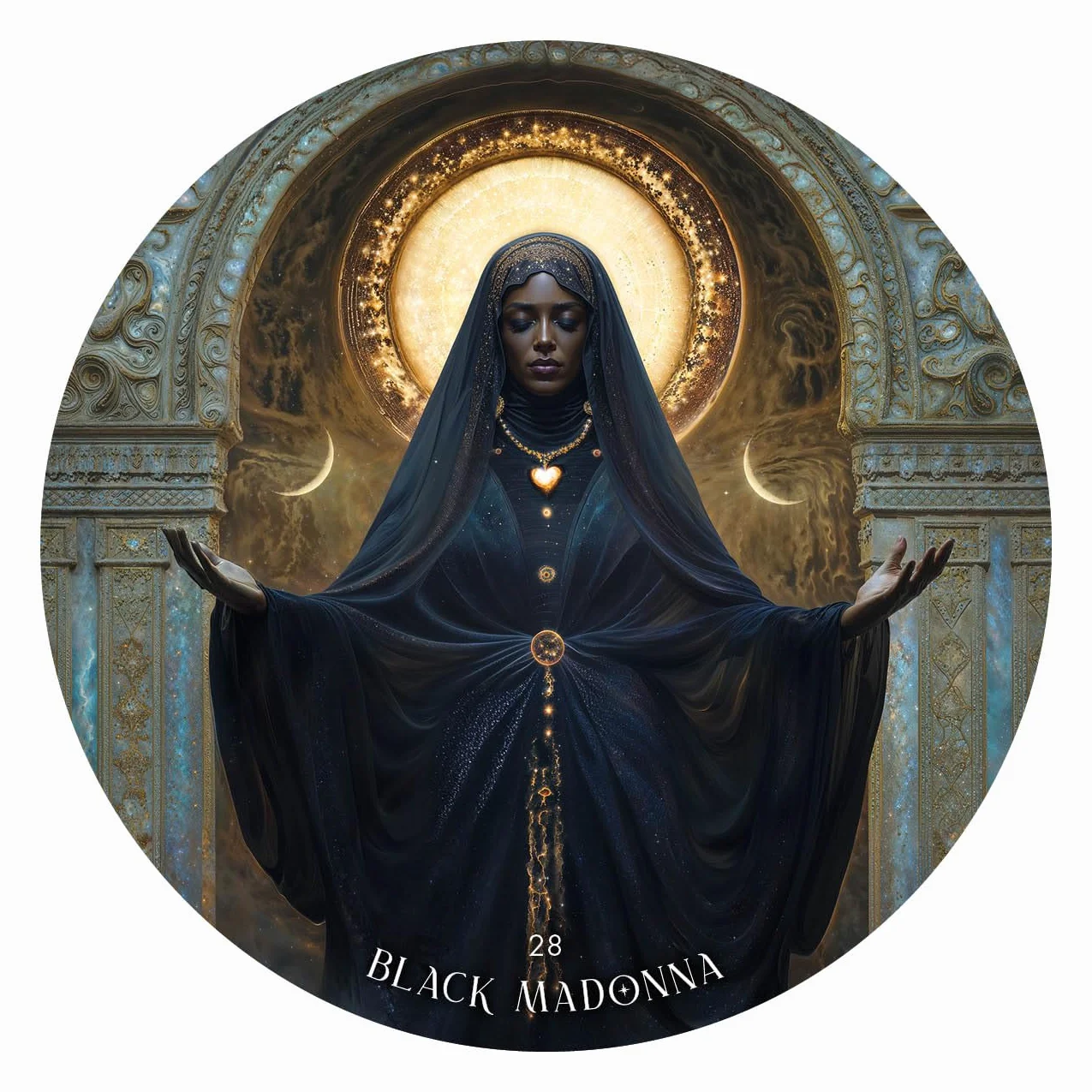 The Dark Moon Oracle: A 48-Card Deck and Guidebook from the creator of Moonology(TM)