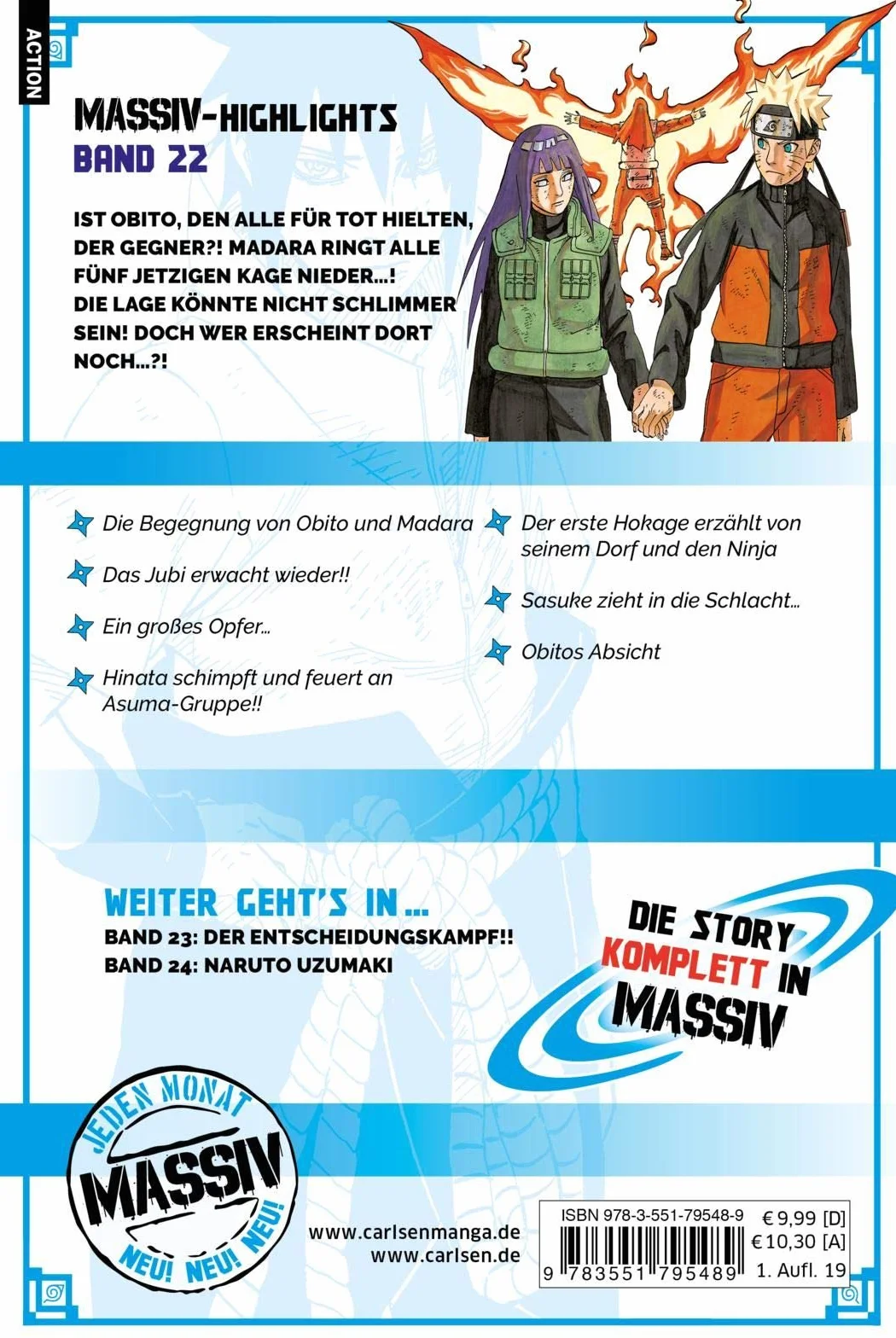 NARUTO Massiv 22: Die Originalserie als umfangreiche Sammelbandausgabe!
