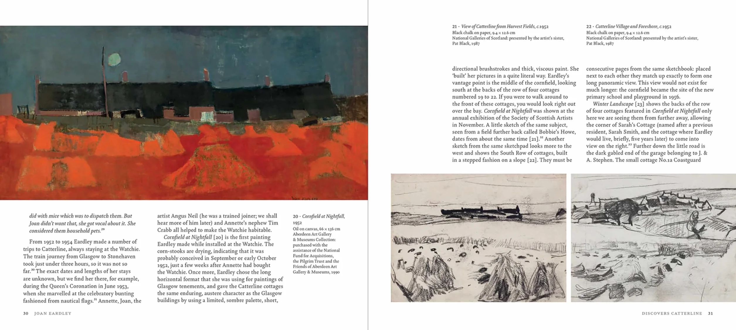 Joan Eardley Land & Sea A Life in Catterline /anglais