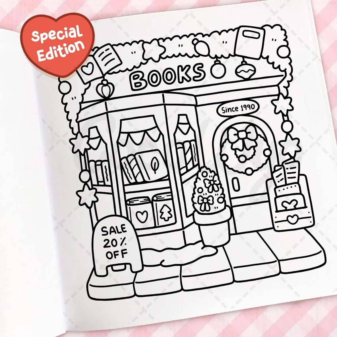 Cozy Christmas: Cute Festive Colouring Book