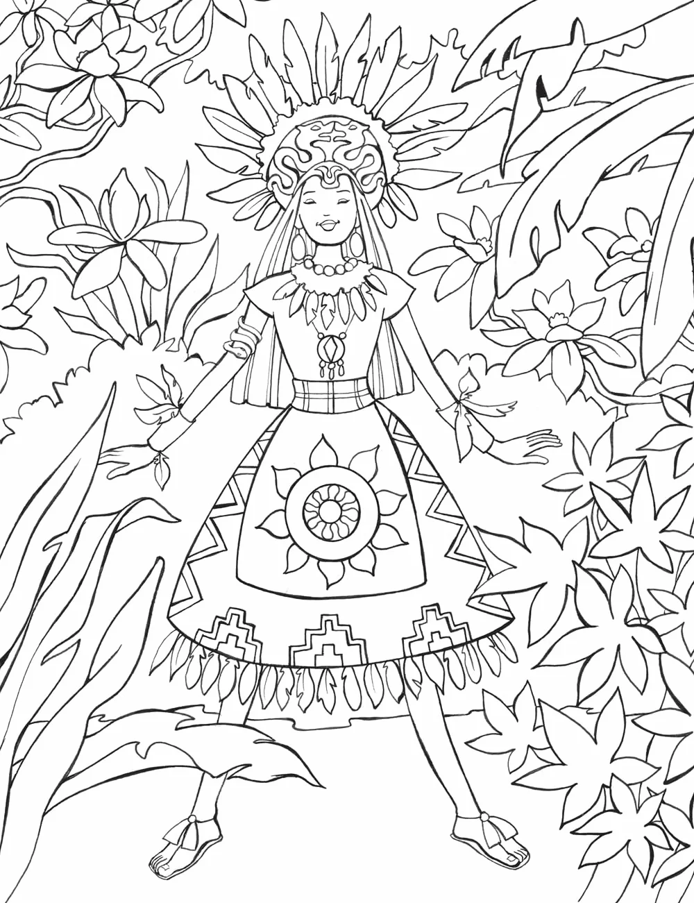 The Princess Colouring Book