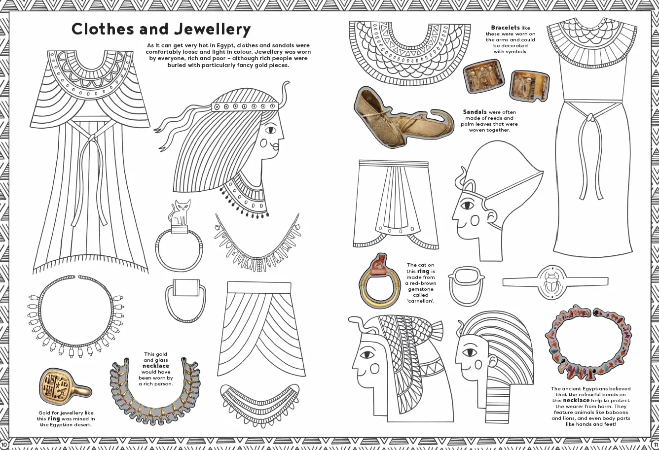 British Museum: Around the World Colouring: Ancient Egypt