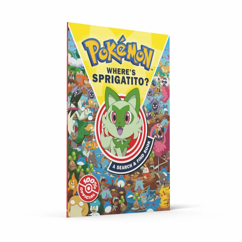 Pokémon Where’s Sprigatito: A Search & Find Book: An action-packed spotting adventure for kids aged 5, 6, 7, 8 and 9!