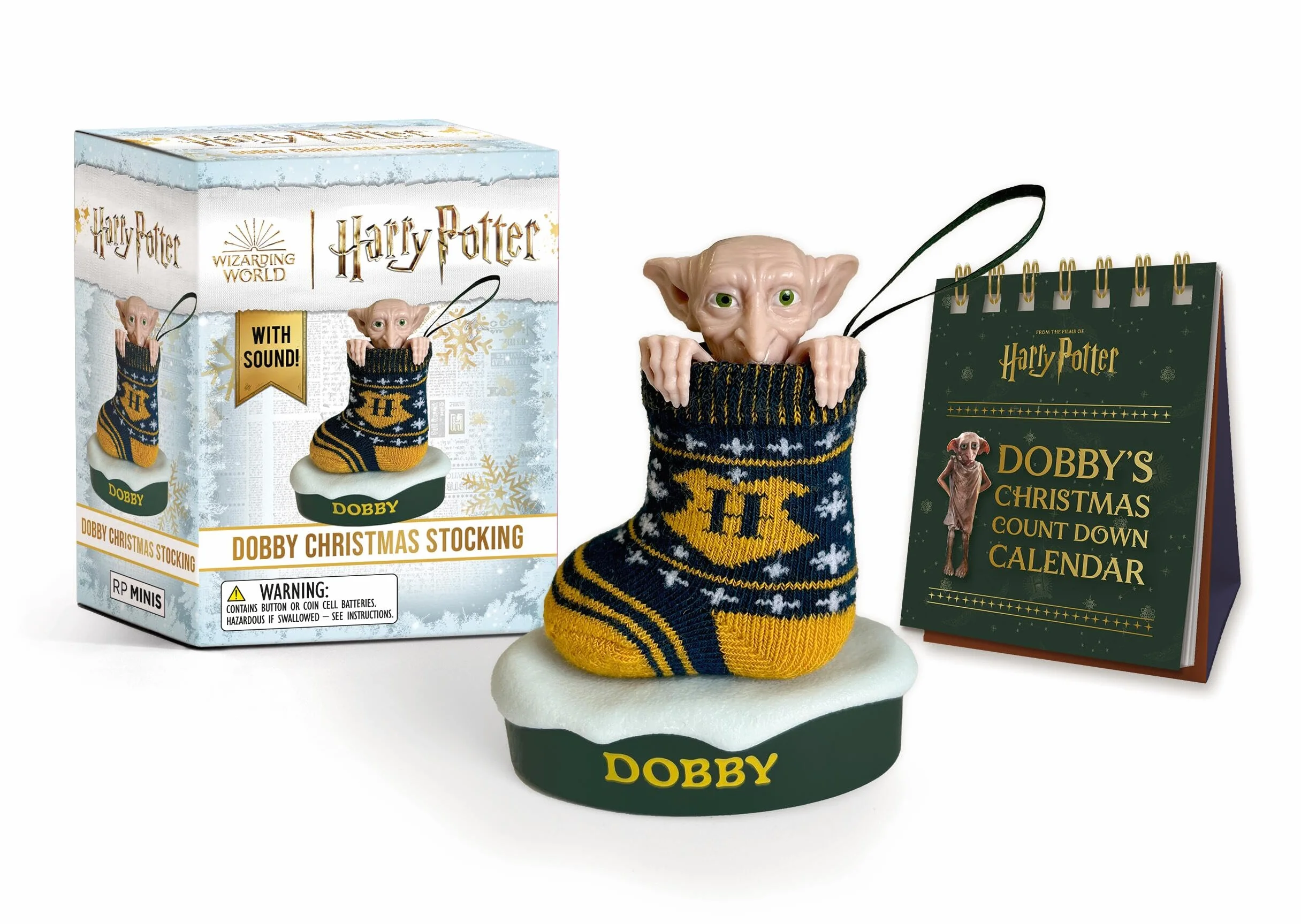 Harry Potter Dobby Christmas Stocking: With Sound!