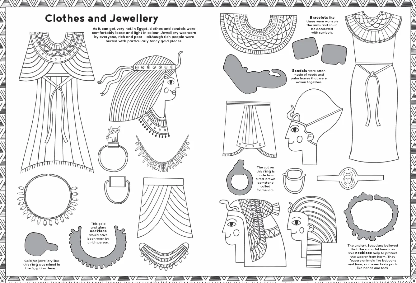 British Museum: Around the World Colouring: Ancient Egypt