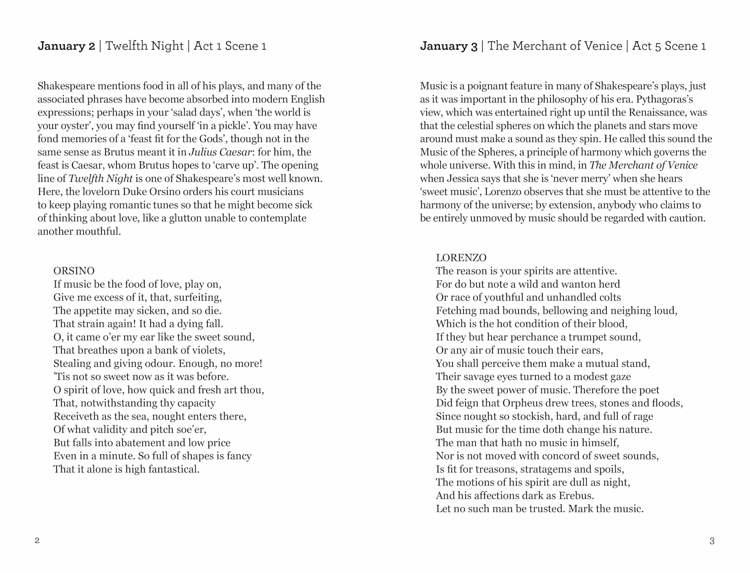Shakespeare for Every Day of the Year