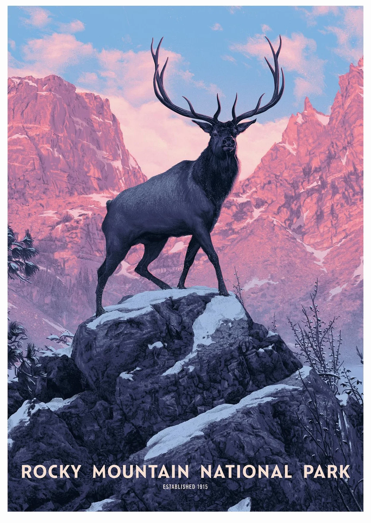 National Parks Postcards: 100 Illustrations That Celebrate America's Natural Wonders