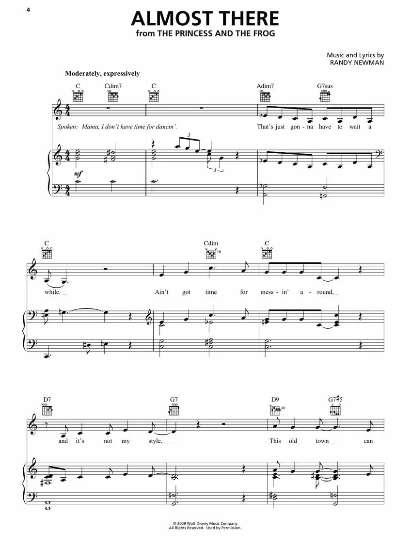 Disney 50 Favorite Songs Piano Voix Guitare 3rd Edition