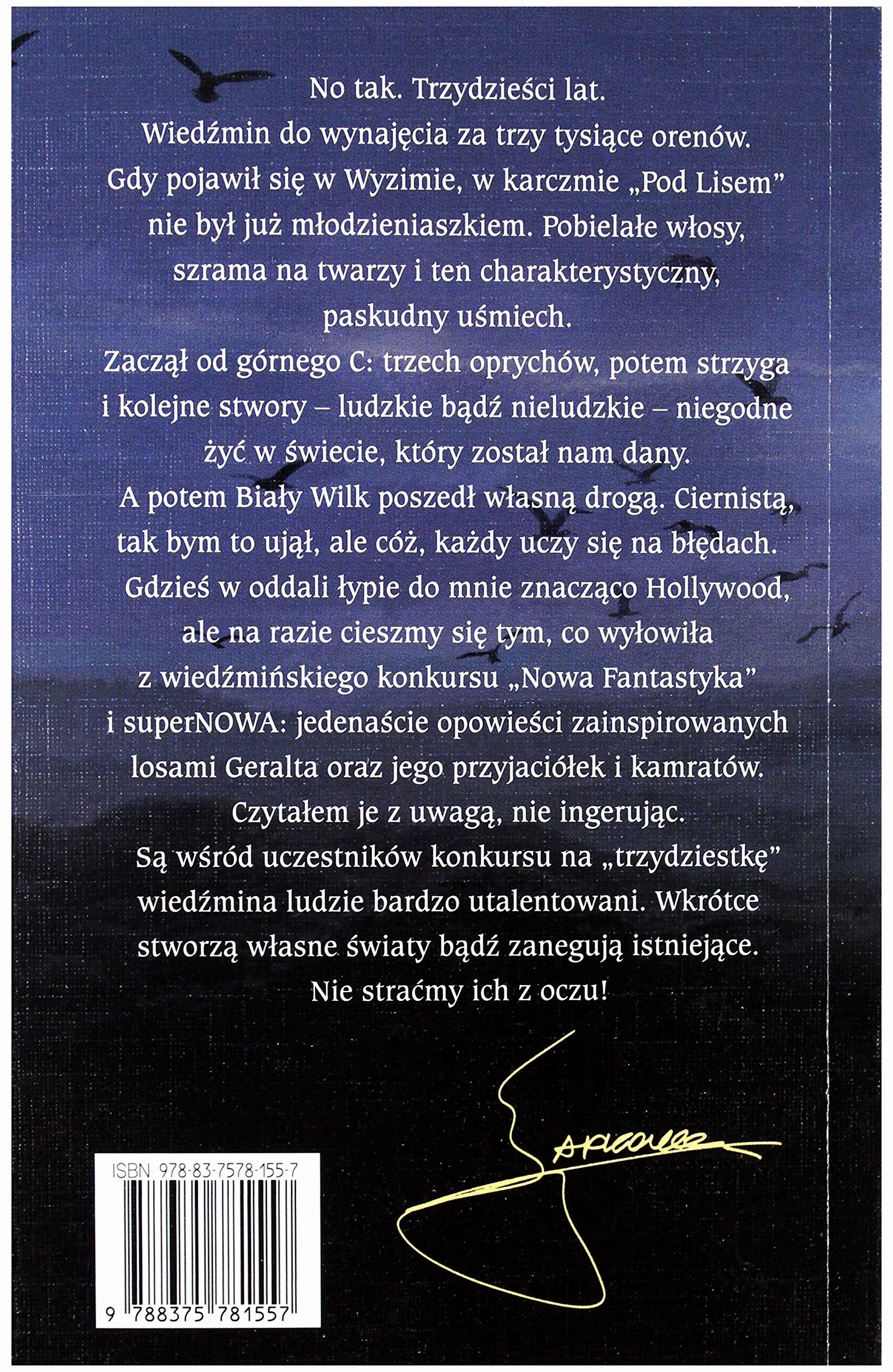 ANDRZEJ SAPKOWSKI PRZEDSTAWIA SZPONY I KŁY