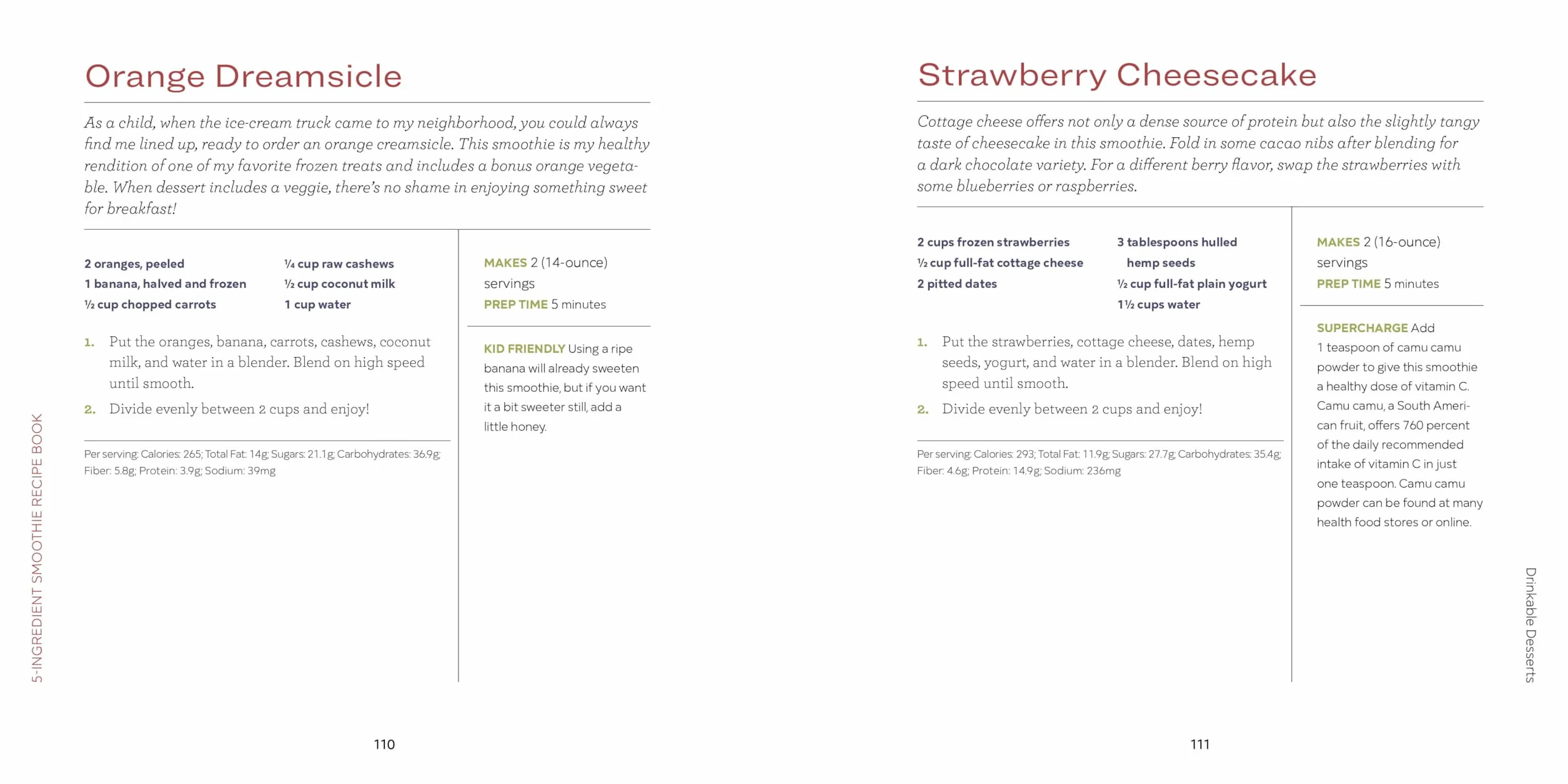 5-Ingredient Smoothie Recipe Book: 100 Nutrient-Packed Smoothies
