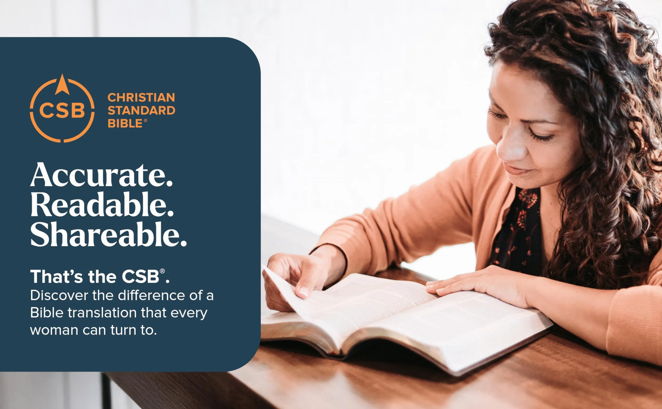 CSB She Reads Truth Bible, Poppy Linen: Notetaking Space, Devotionals, Reading Plans, Easy-To-Read Font