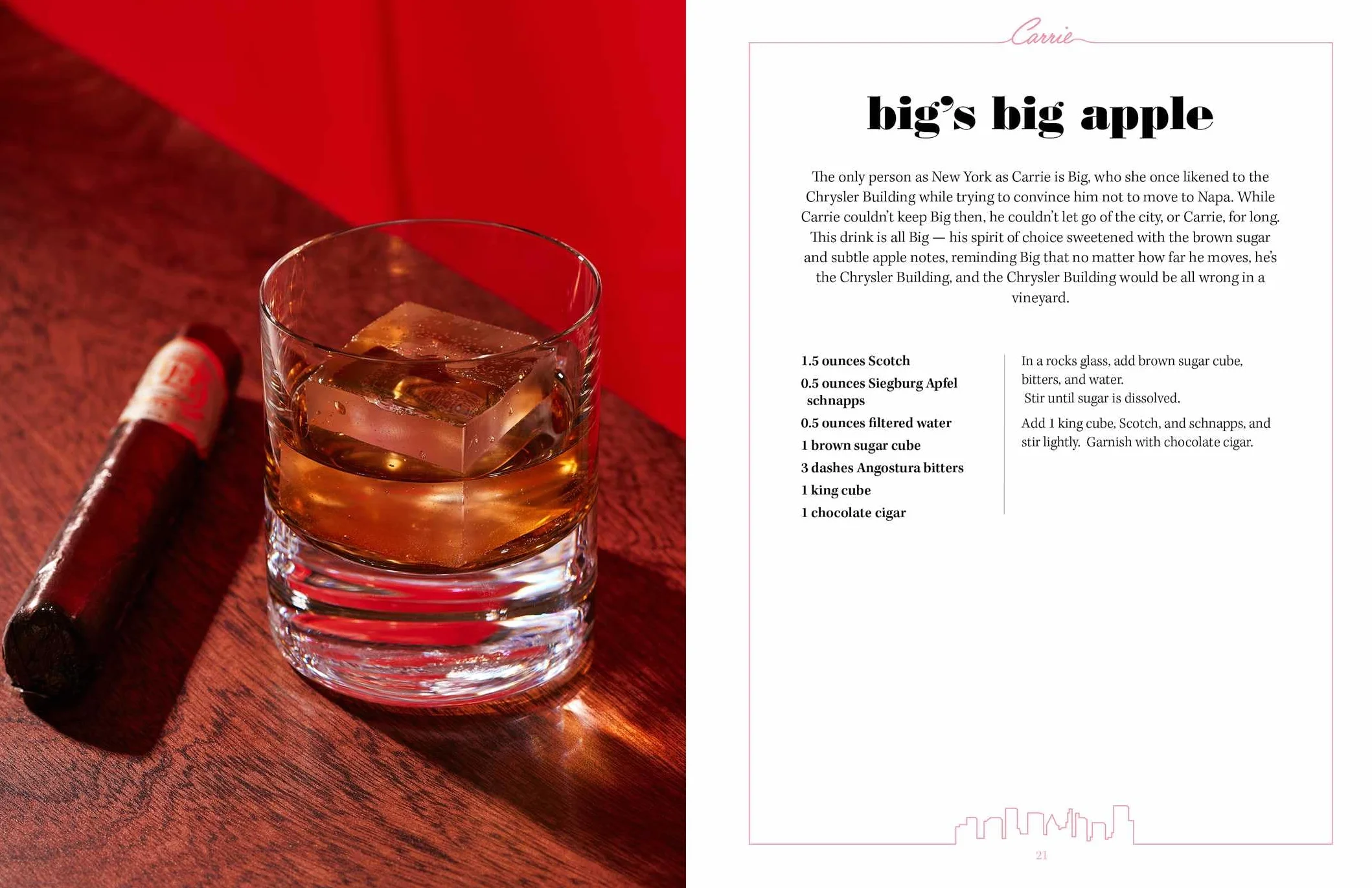 Sex and the City Cocktails: Fall in Love with 60 Fabulous (and Official) Cocktail Recipes Inspired by the Show