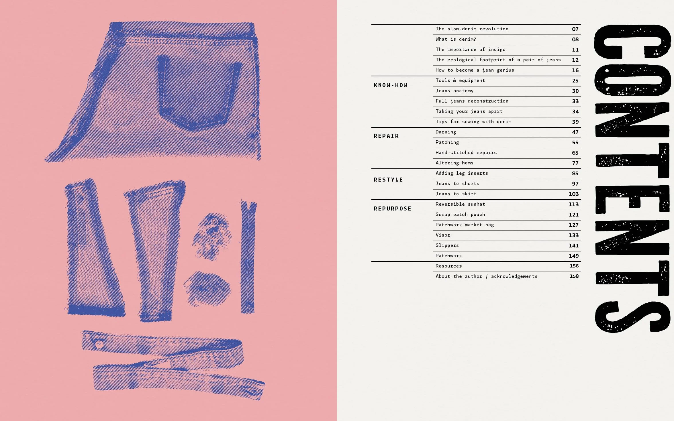 Jean Genius /anglais: Repair, Reimagine & Repurpose Your Denim