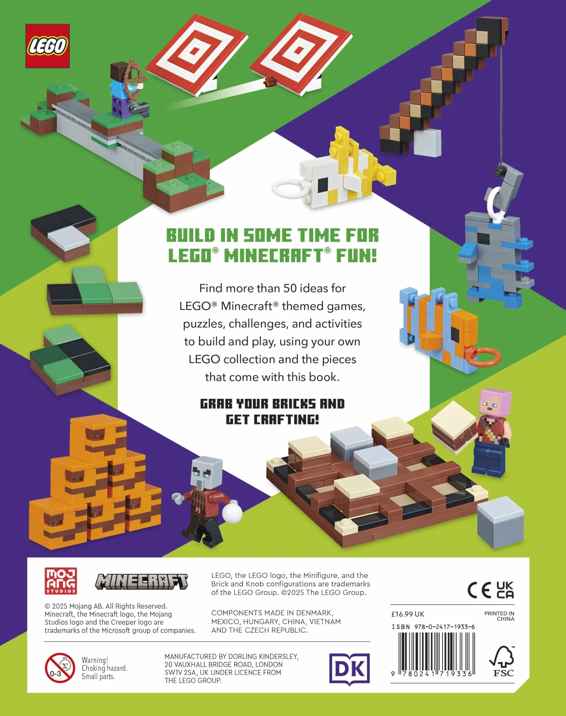 LEGO Minecraft Games Book: 50 Fun Ideas to Play with Your LEGO Collection!