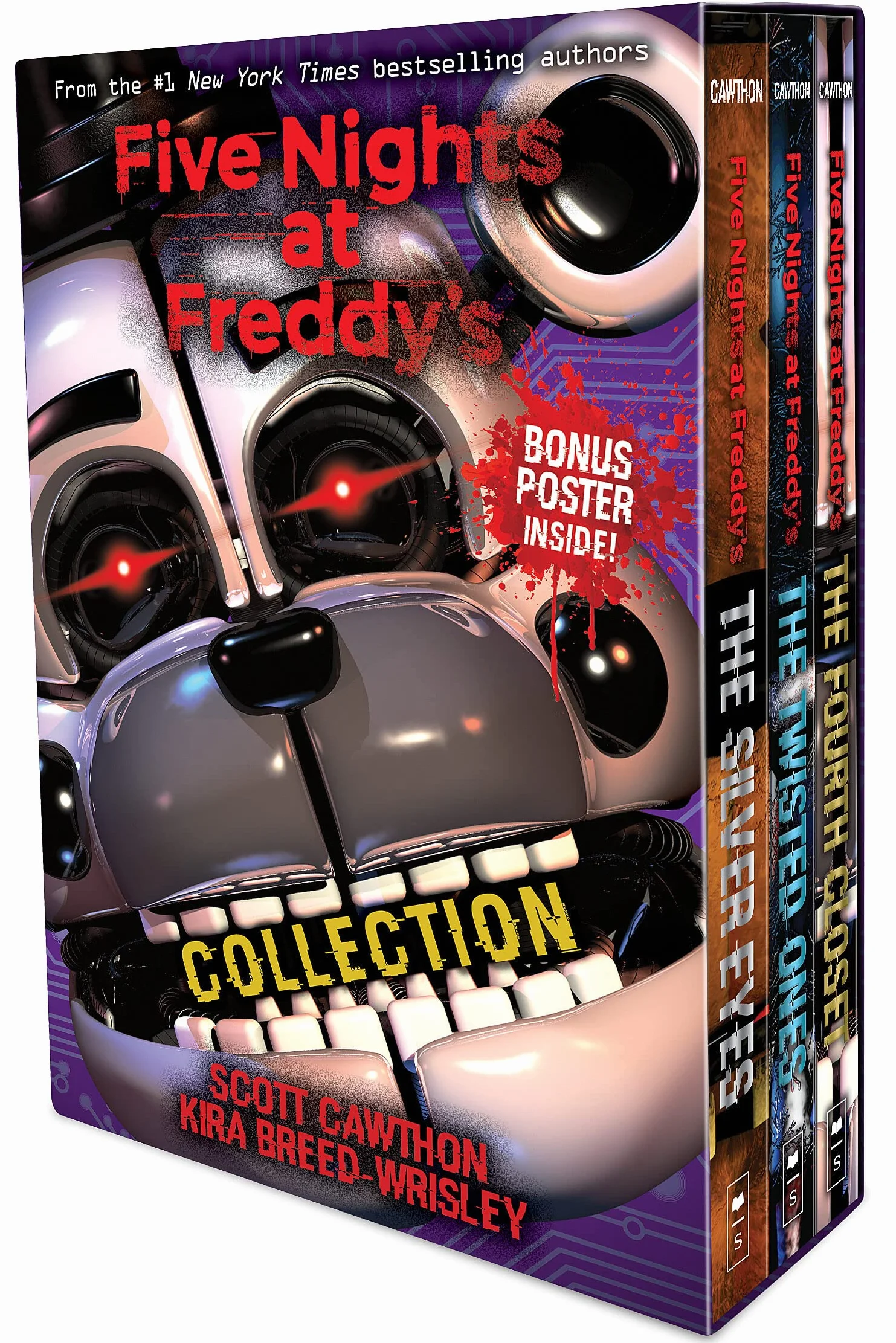 Five Nights at Freddy's 3-book boxed set: The Silver Eyes / The Twisted Ones / The Fourth Closet