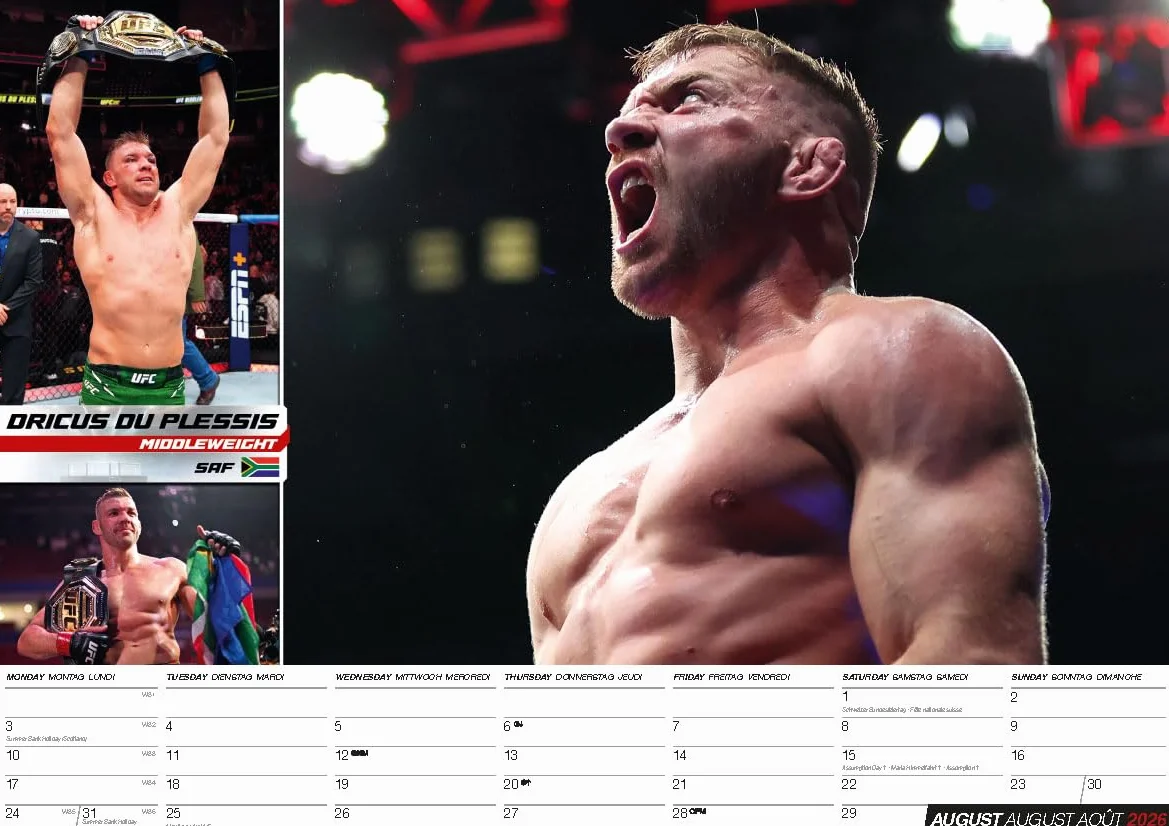 MMA Superstars 2026 UFC - Calendario - Calendrier