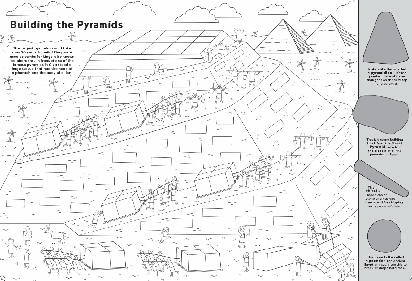 British Museum: Around the World Colouring: Ancient Egypt