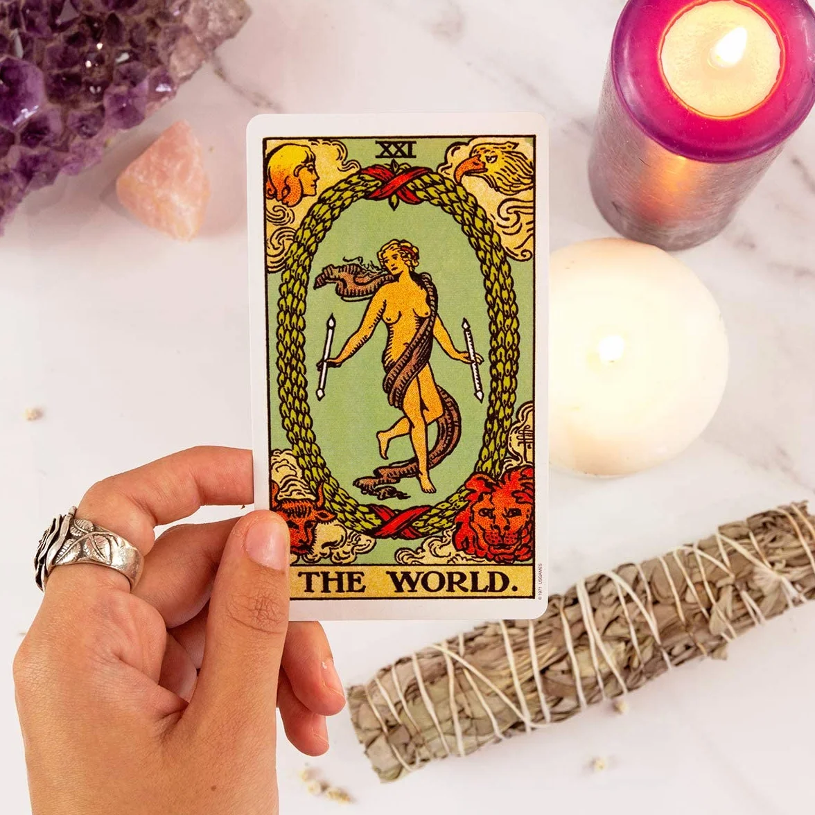 The Original Rider Waite Tarot Deck: 78 beautifully illustrated cards and instructional booklet