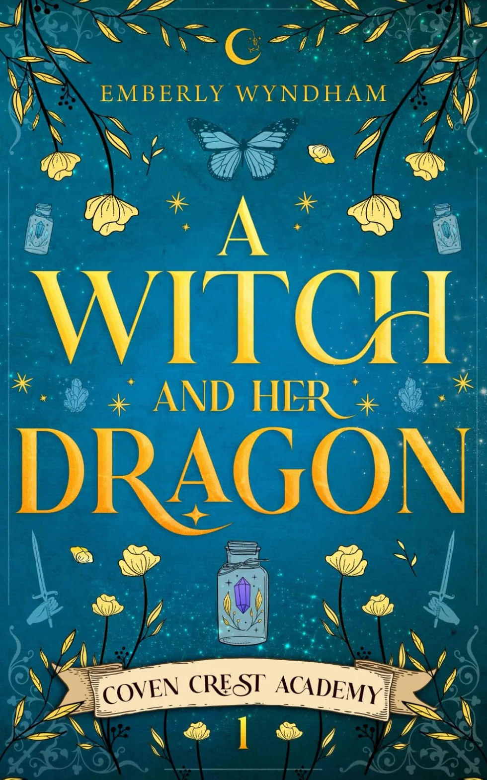 A Witch and Her Dragon: A Cozy Fantasy Shifter Romance: 1