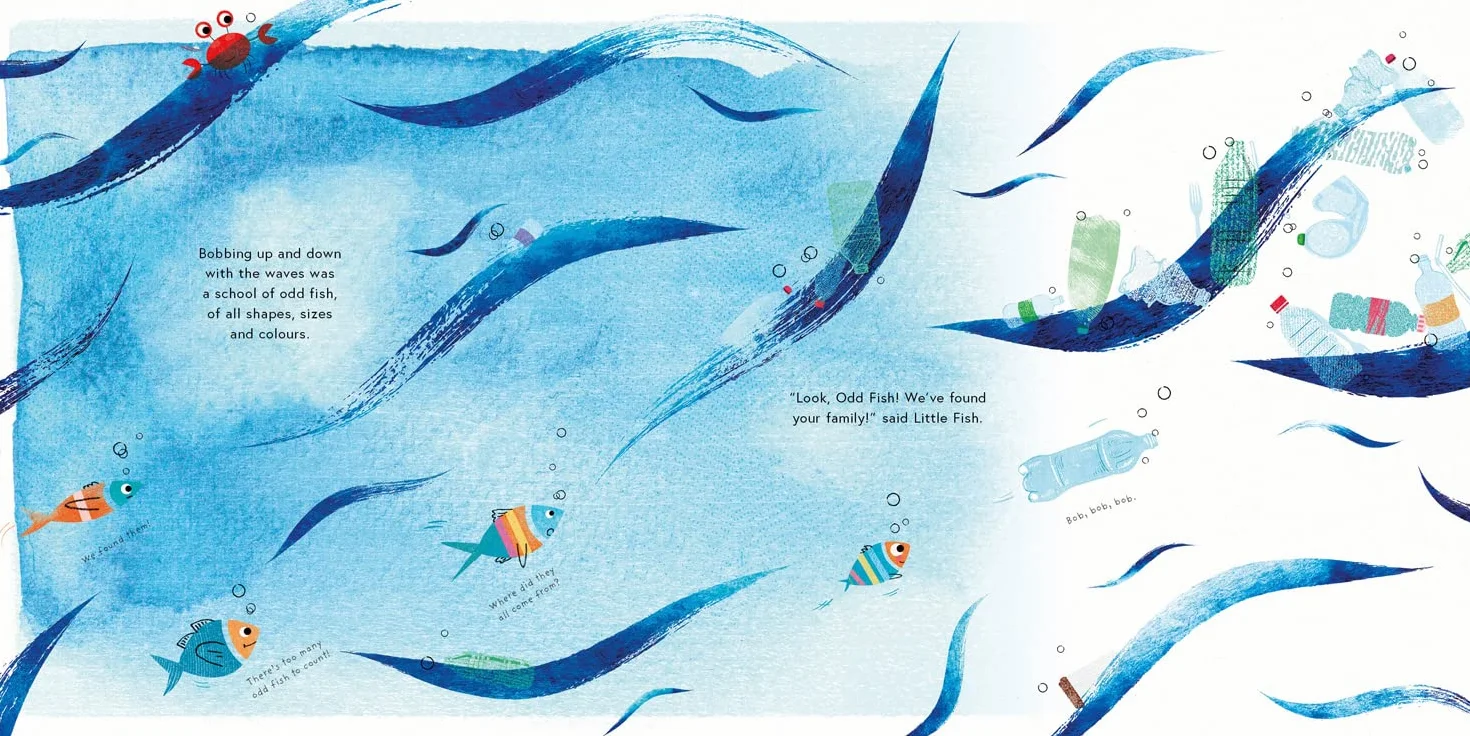 The Odd Fish: Children’s Picture Book About Ocean Plastic Pollution & Environment