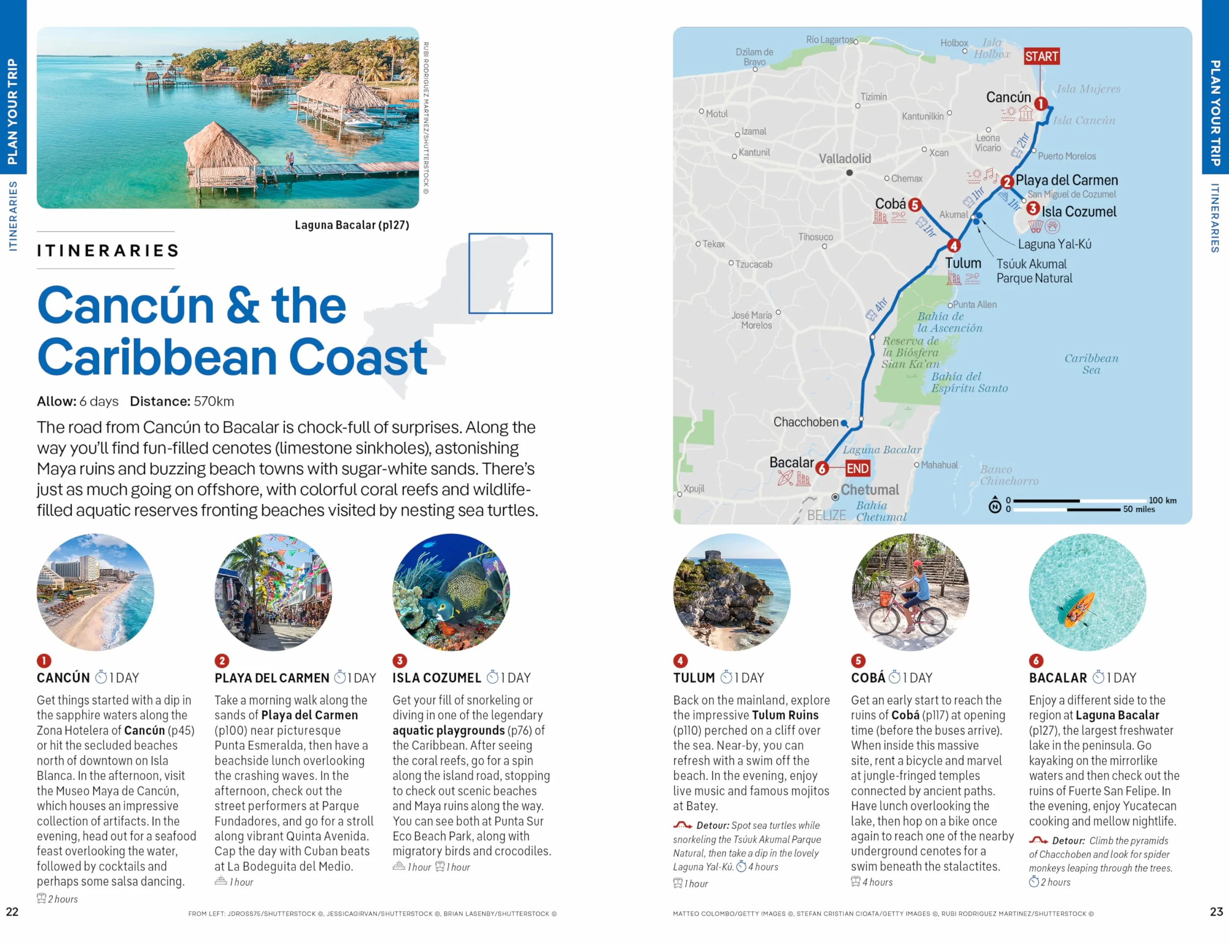 Cancun Cozumel Yucatan 10ed Anglais Perfect for Exploring Top Sights Taking Roads Less Travelled