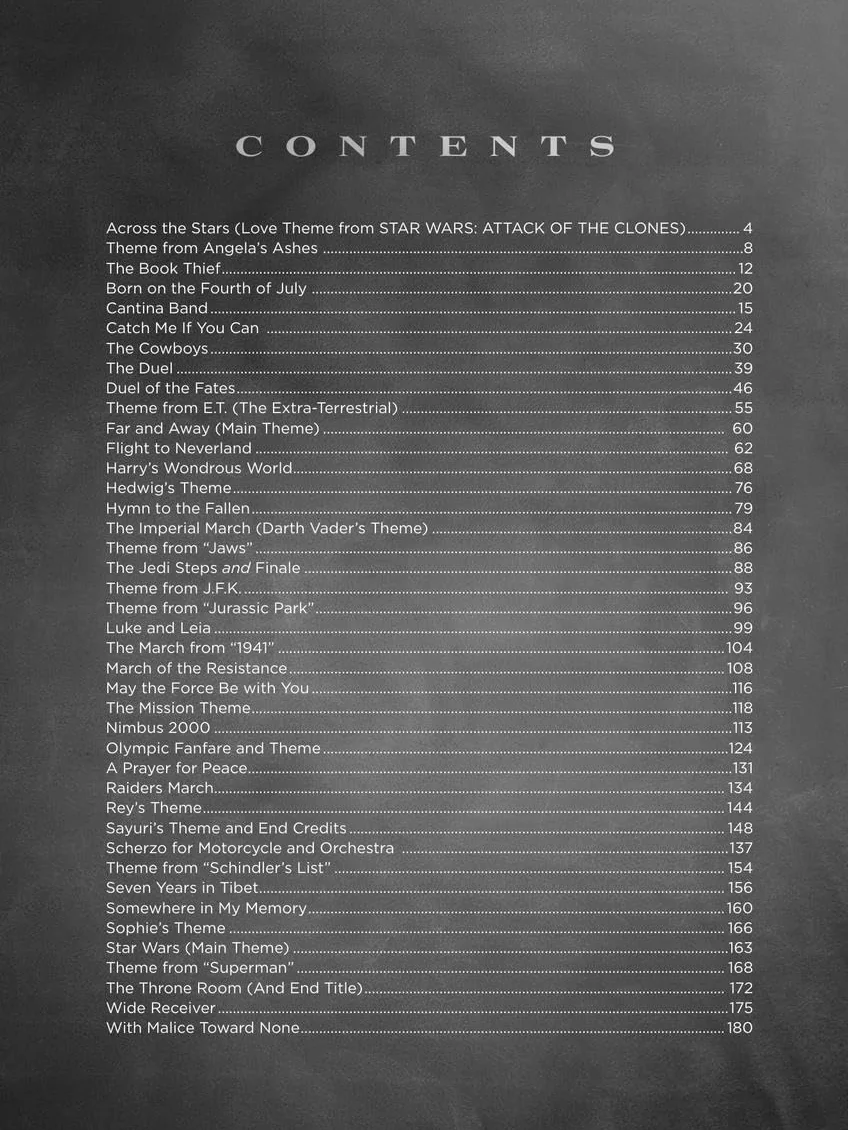 The John Williams Piano Anthology: Piano Solo
