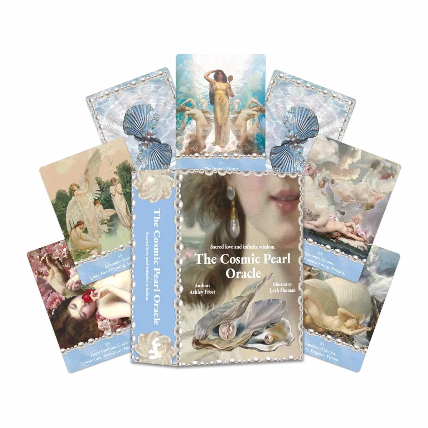 The Cosmic Pearl Oracle: Embark on a journey of sacred love and infinite wisdom with Divine Feminine guidance (44 Full Color Cards and 120-Page Full-Color Guidebook)
