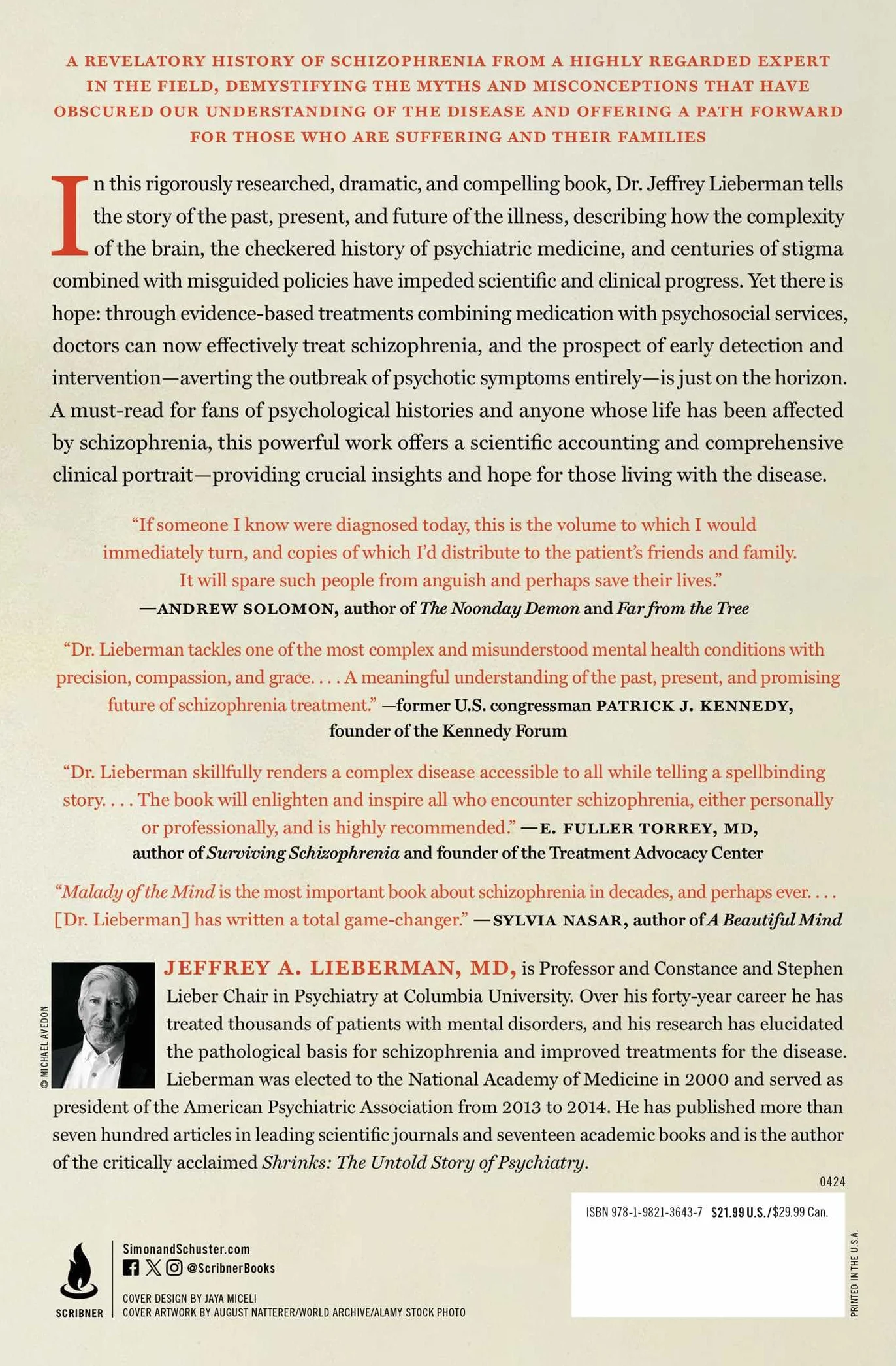 Malady of the Mind: Schizophrenia and the Path to Prevention