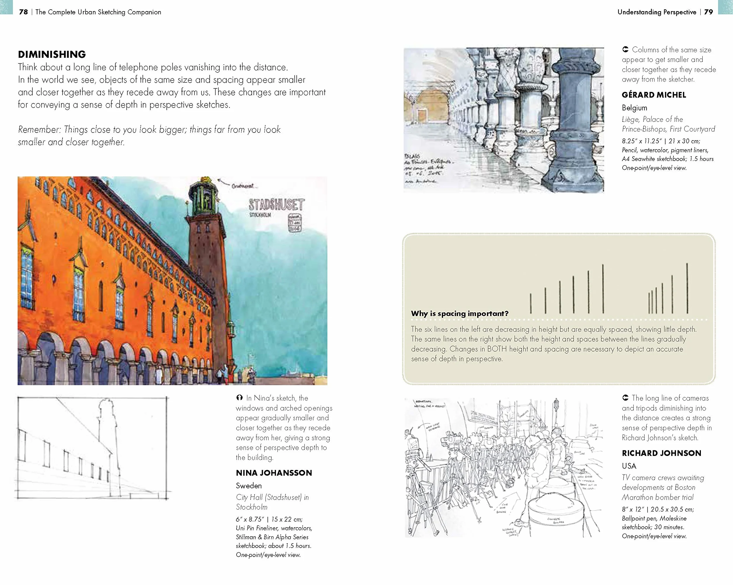 The Complete Urban Sketching Companion: Essential Concepts and Techniques from the Urban Sketching Handbooks--Architecture and Cityscapes, ... People and Motion, Working with Color: 10
