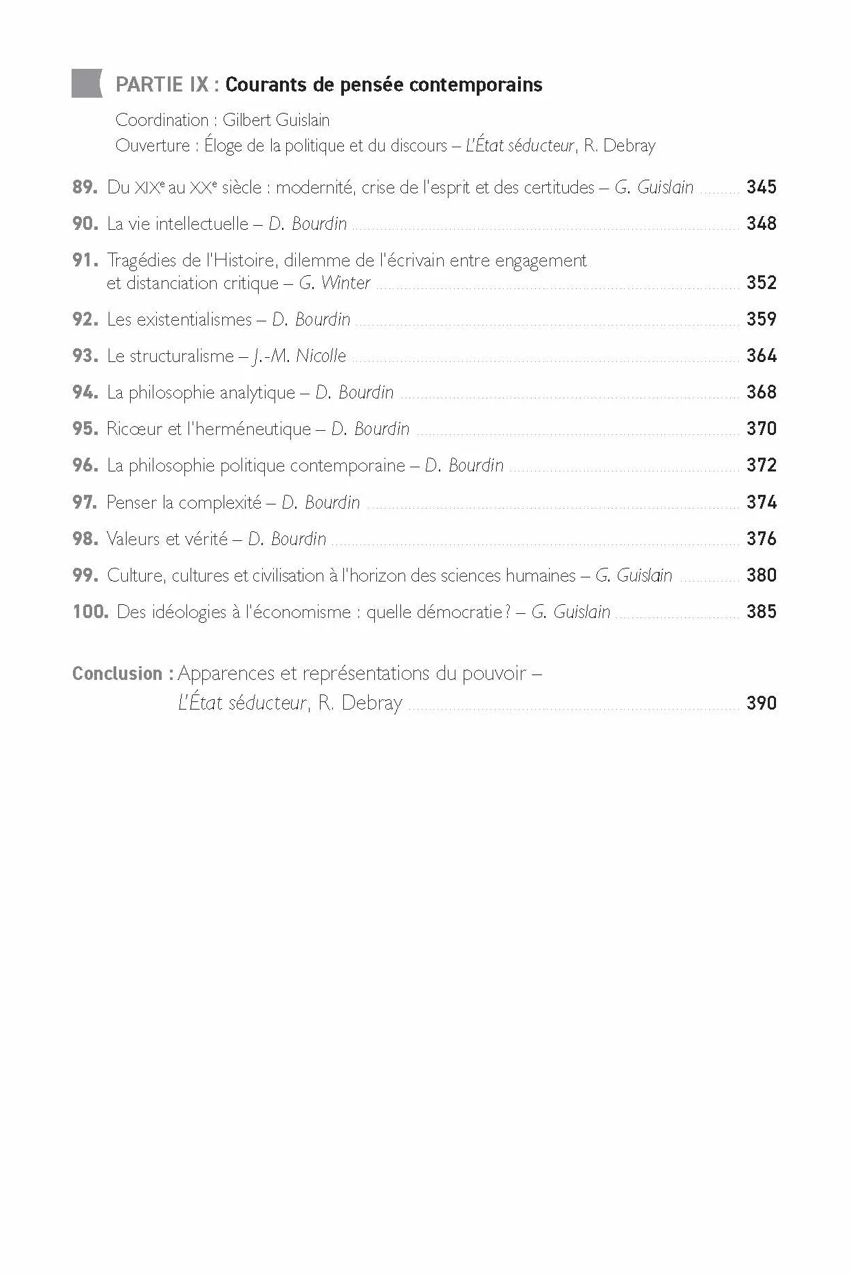 100 fiches de culture générale: Histoire de la pensée