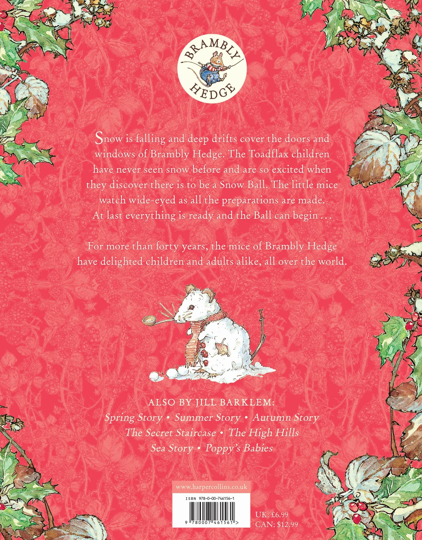 Winter Story: Introduce children to the seasons in the gorgeously illustrated classics of Brambly Hedge!