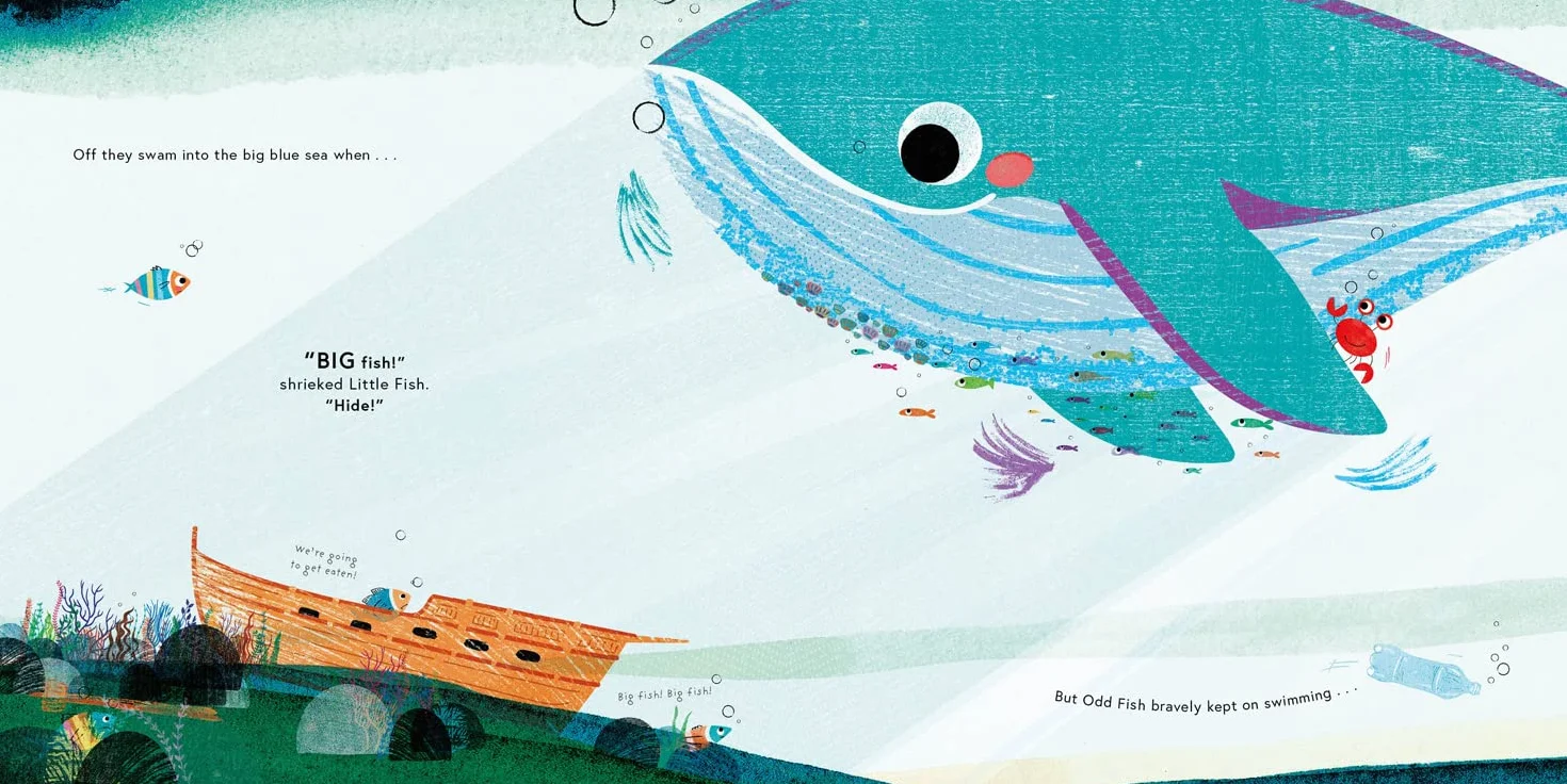 The Odd Fish: Children’s Picture Book About Ocean Plastic Pollution & Environment