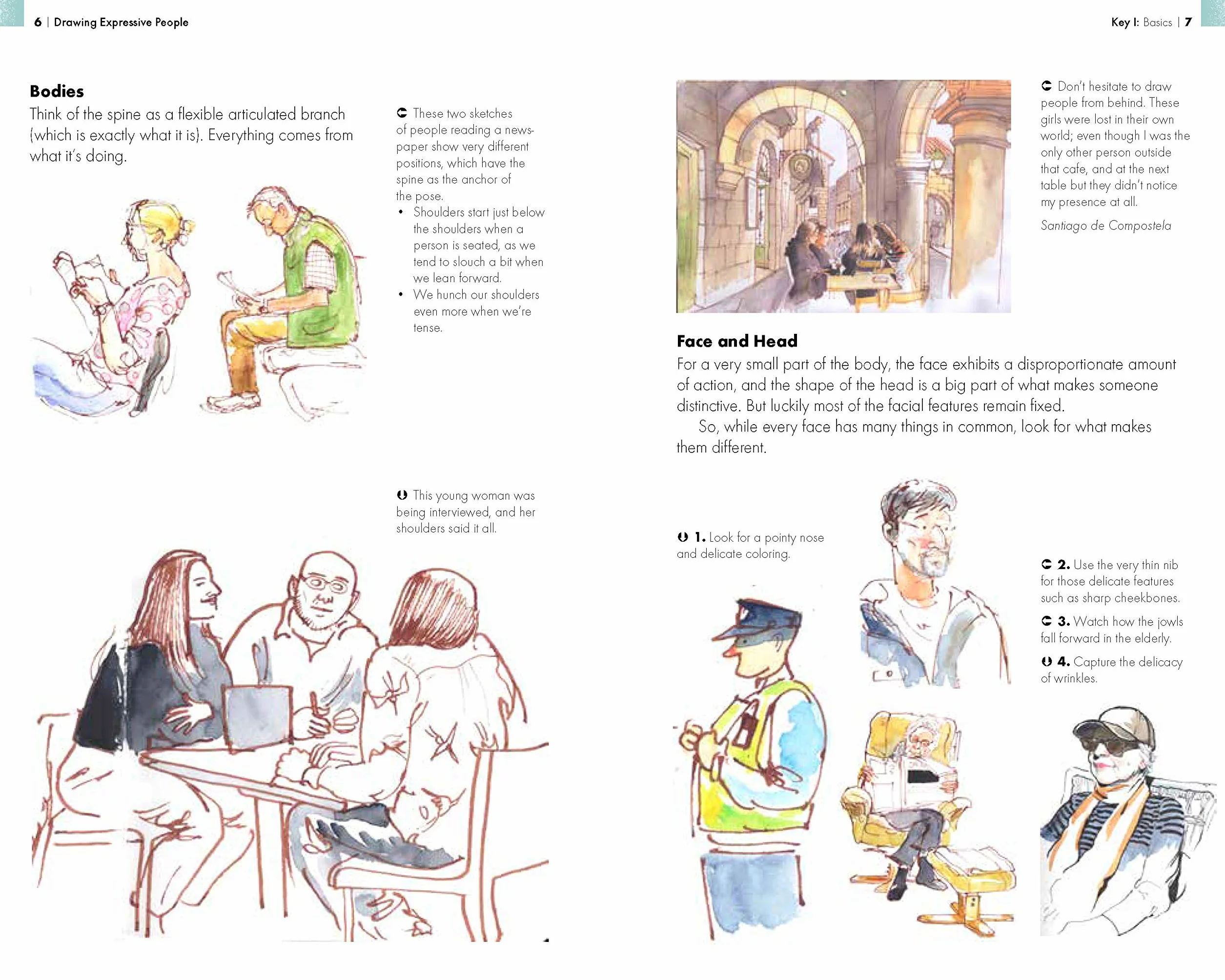 Urban sketching handbook: Drawing ex essential tips & techniques for capturing people on location: 12