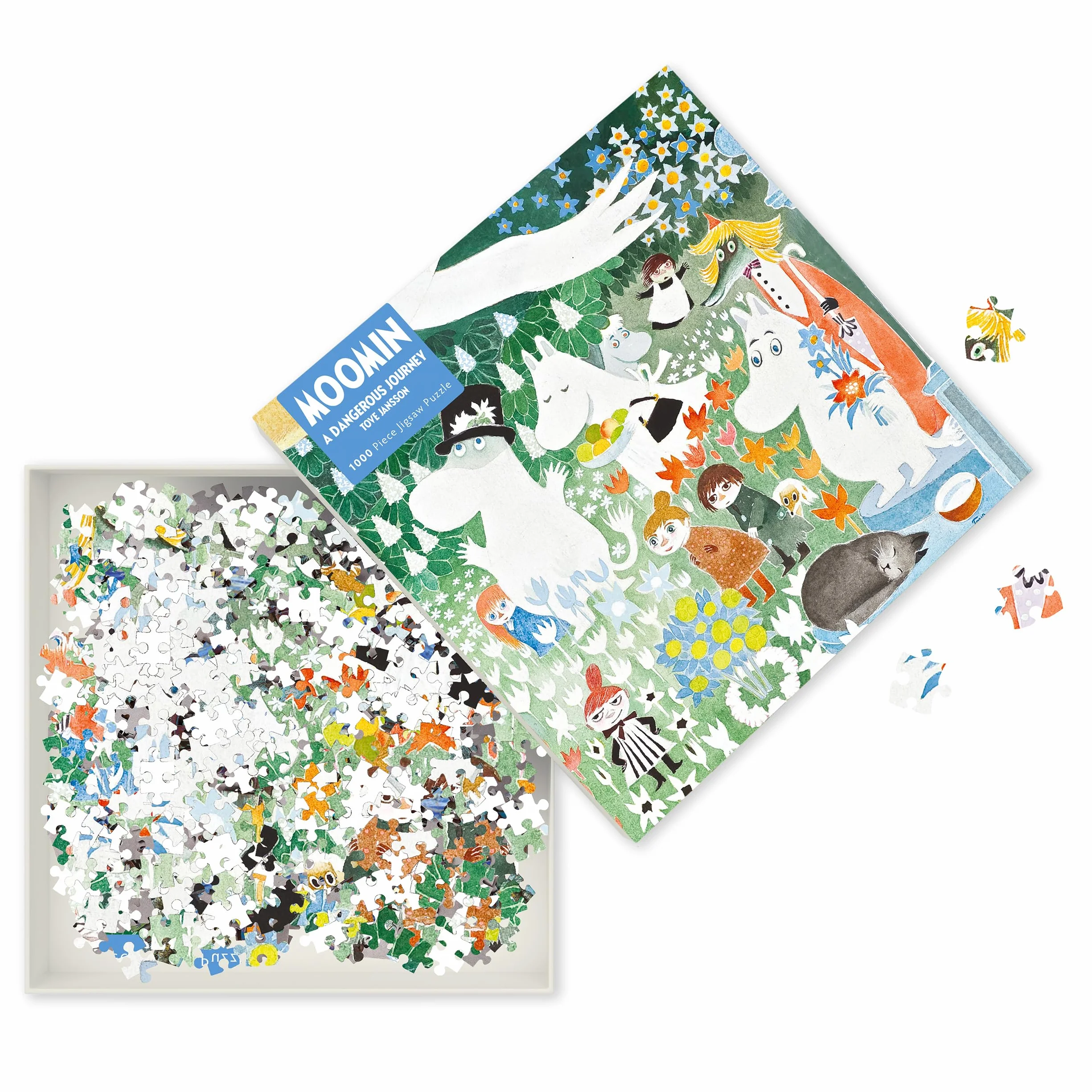 Adult Jigsaw Moomin: A Dangerous Journey: 1000-pieces. Ethical, Sustainable, Earth-friendly