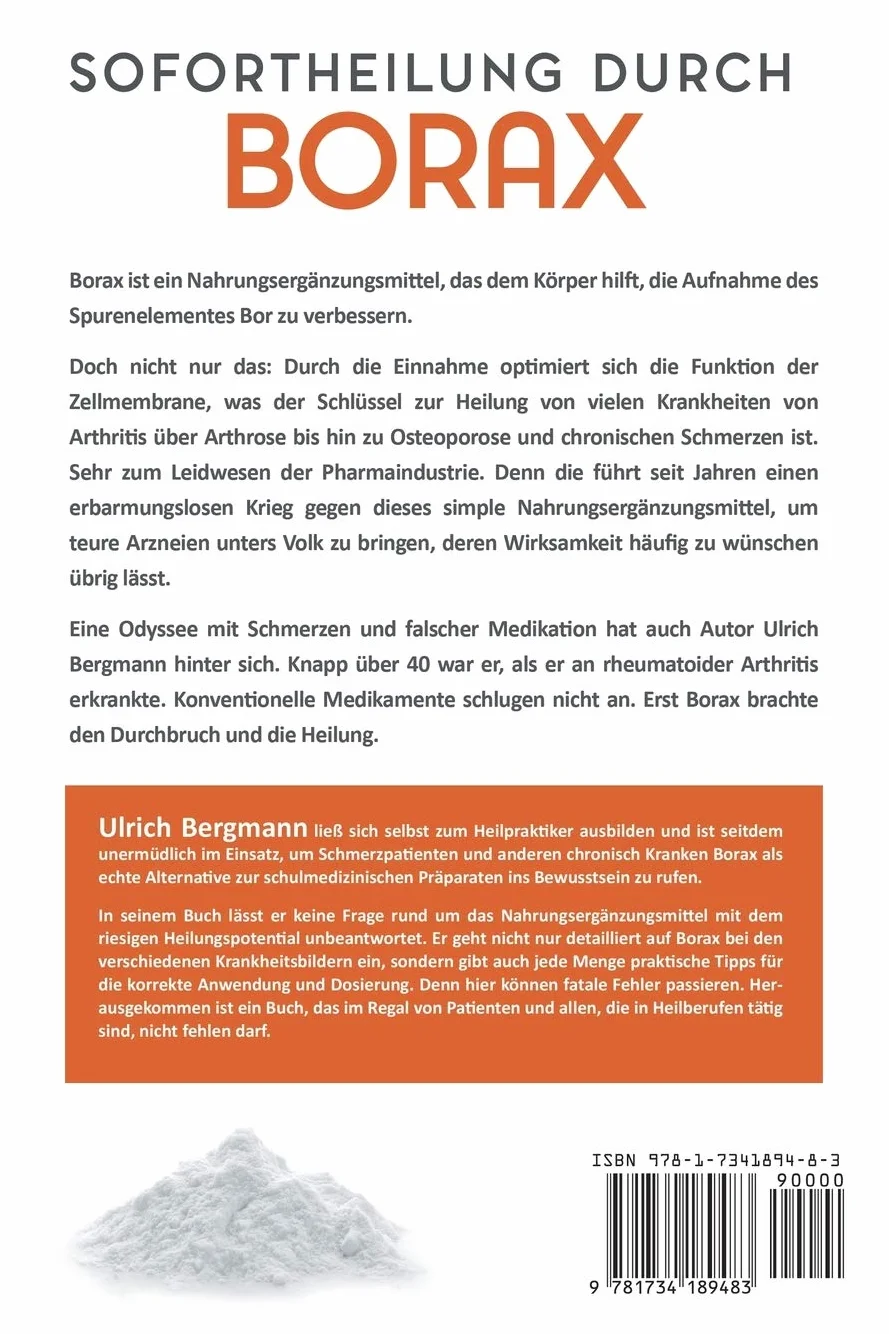 Sofortheilung durch Borax: Erprobte Anwendungen und dringend notwendiges Praxiswissen für den sicheren Umgang mit Borax Pulver
