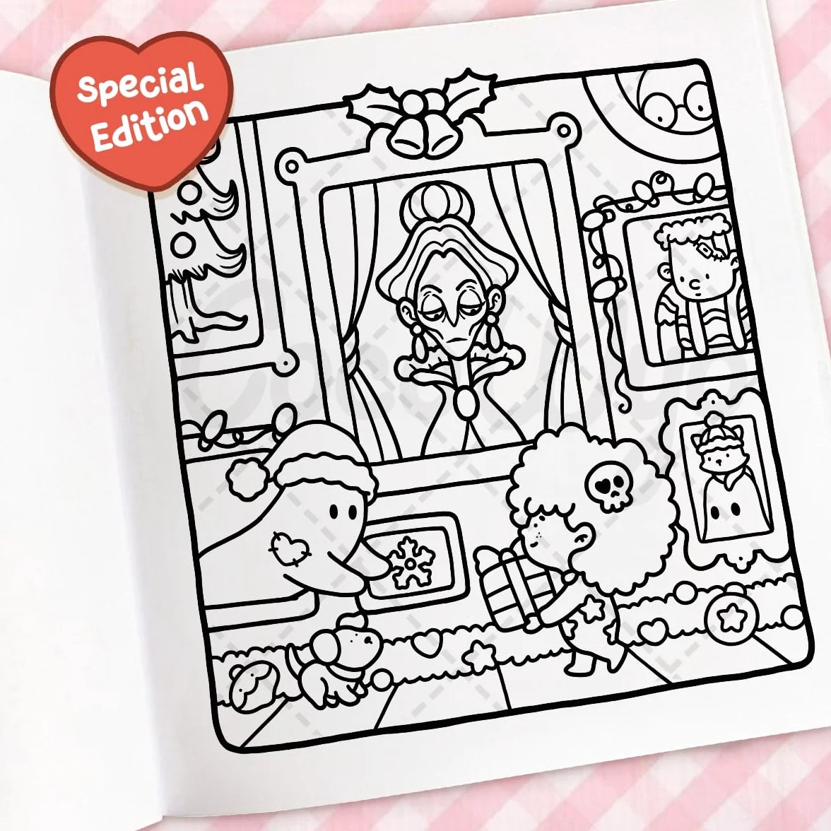 Cozy Christmas: Cute Festive Colouring Book