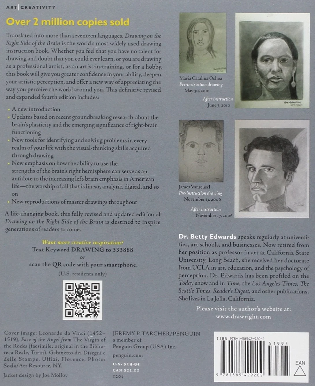 Drawing on the Right Side of the Brain: The Definitive 4th Edition