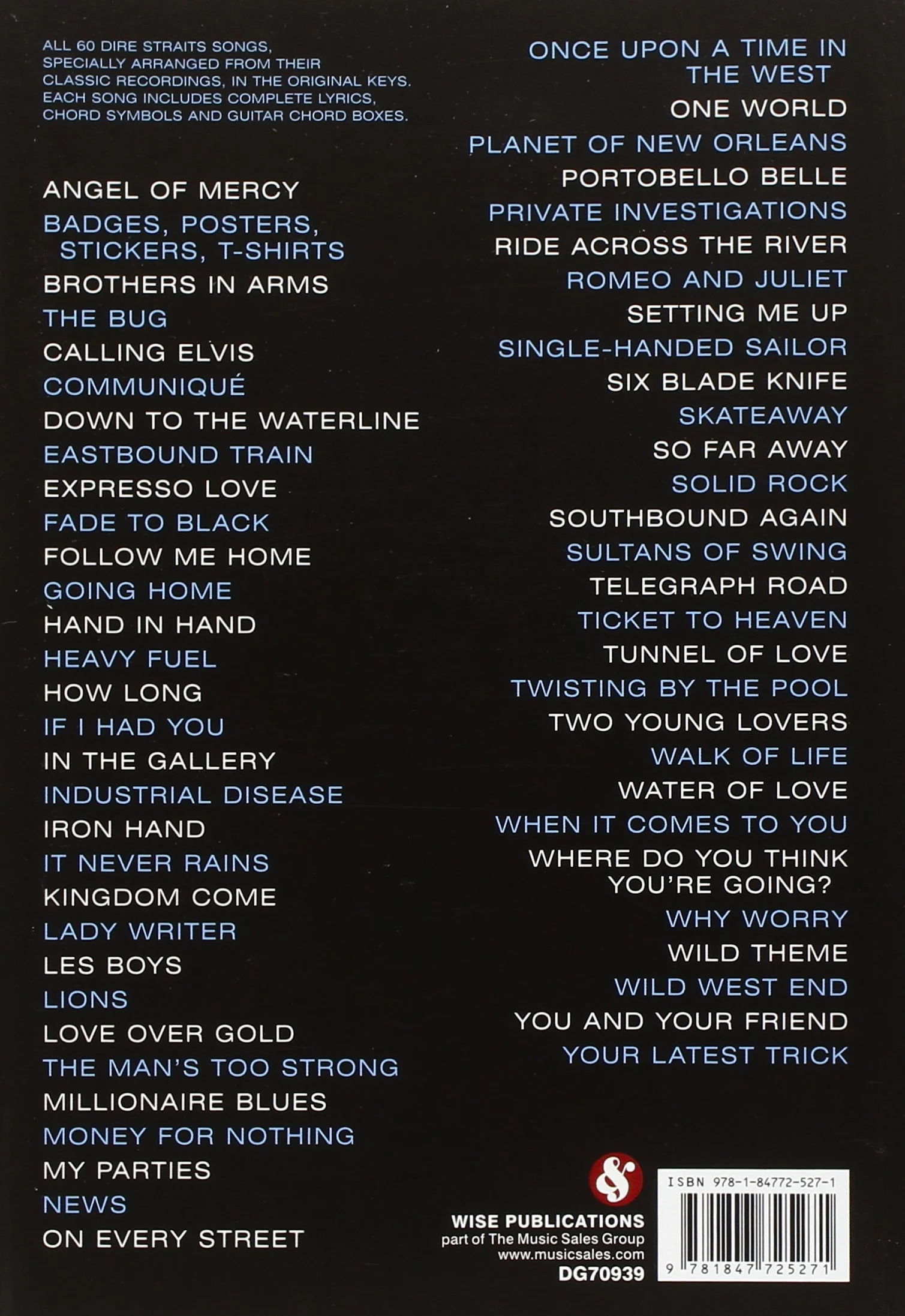Dire Straits Complete Chord Songbook