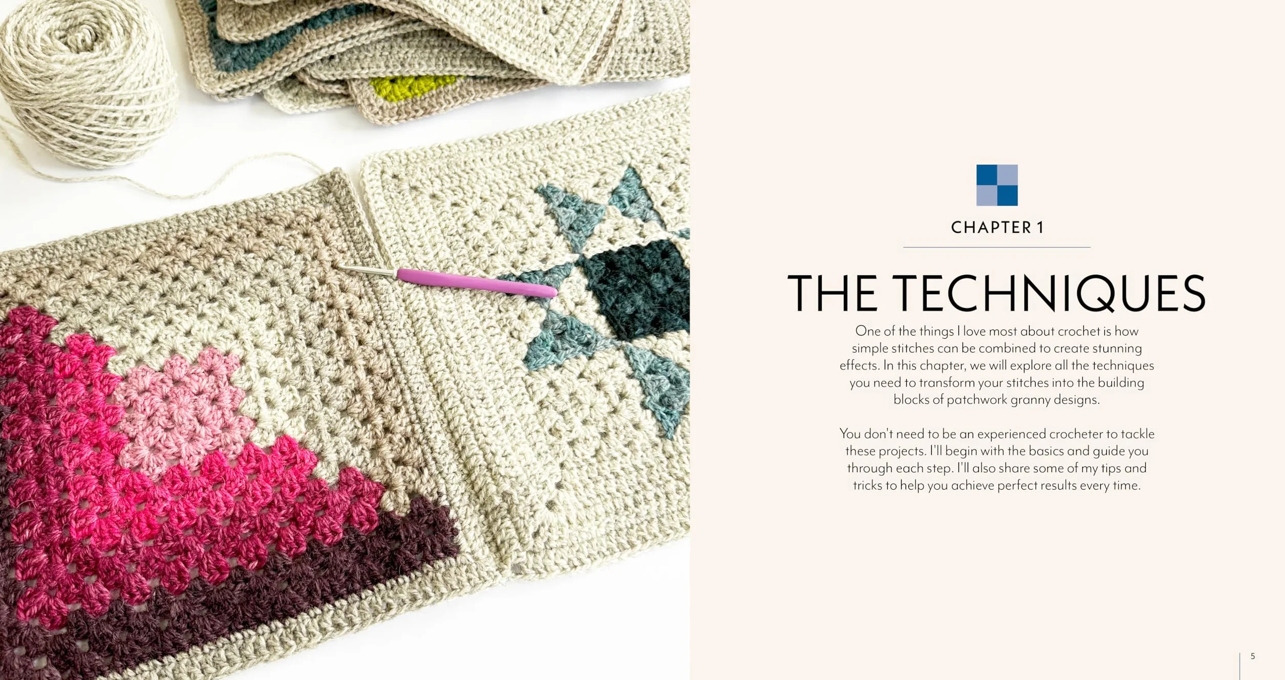 Patchwork Granny Square Blankets: Learn to Crochet Quilt-Inspired Throws, Home Décor & More