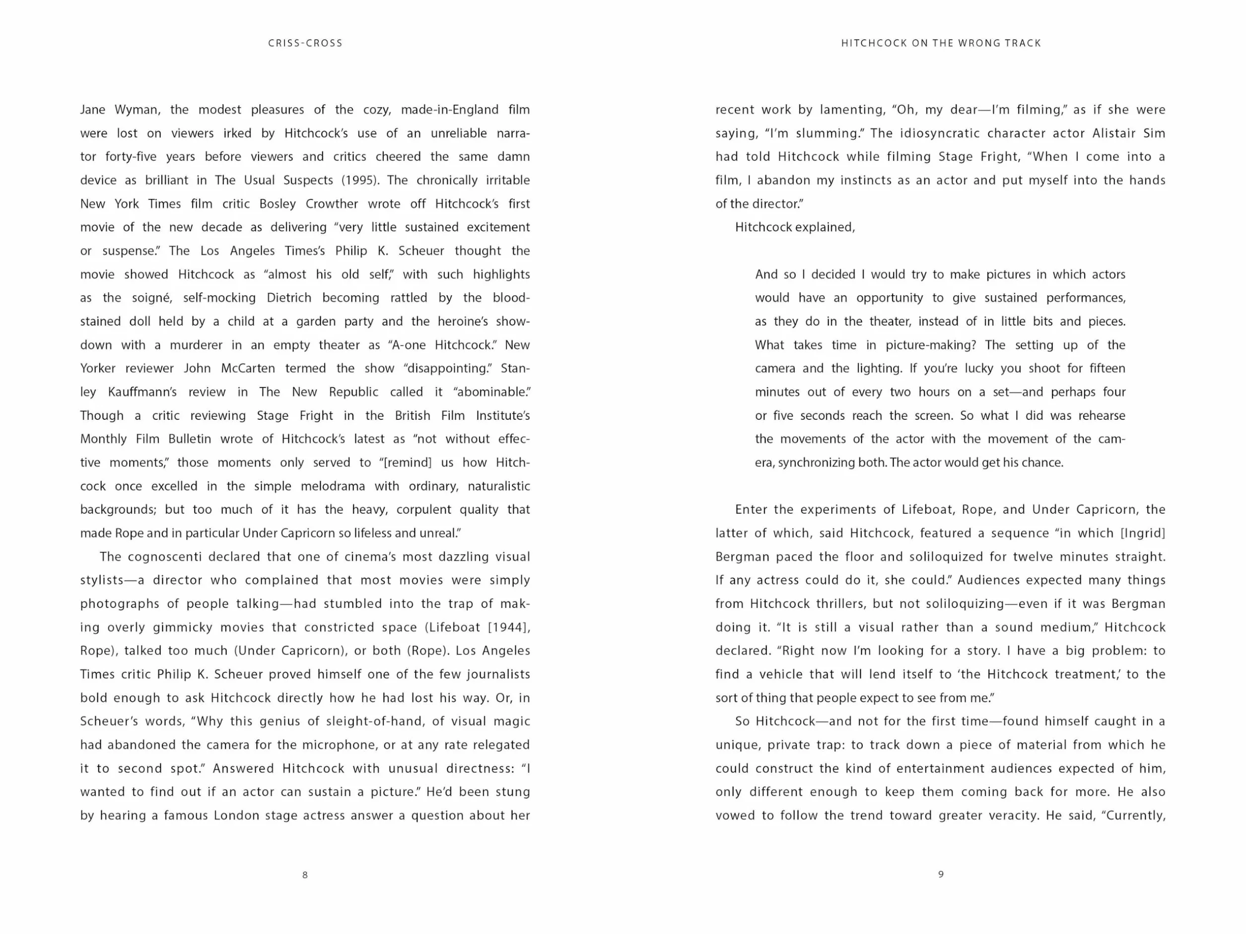 Criss-Cross: The Making of Hitchcock's Dazzling, Subversive Masterpiece Strangers on a Train