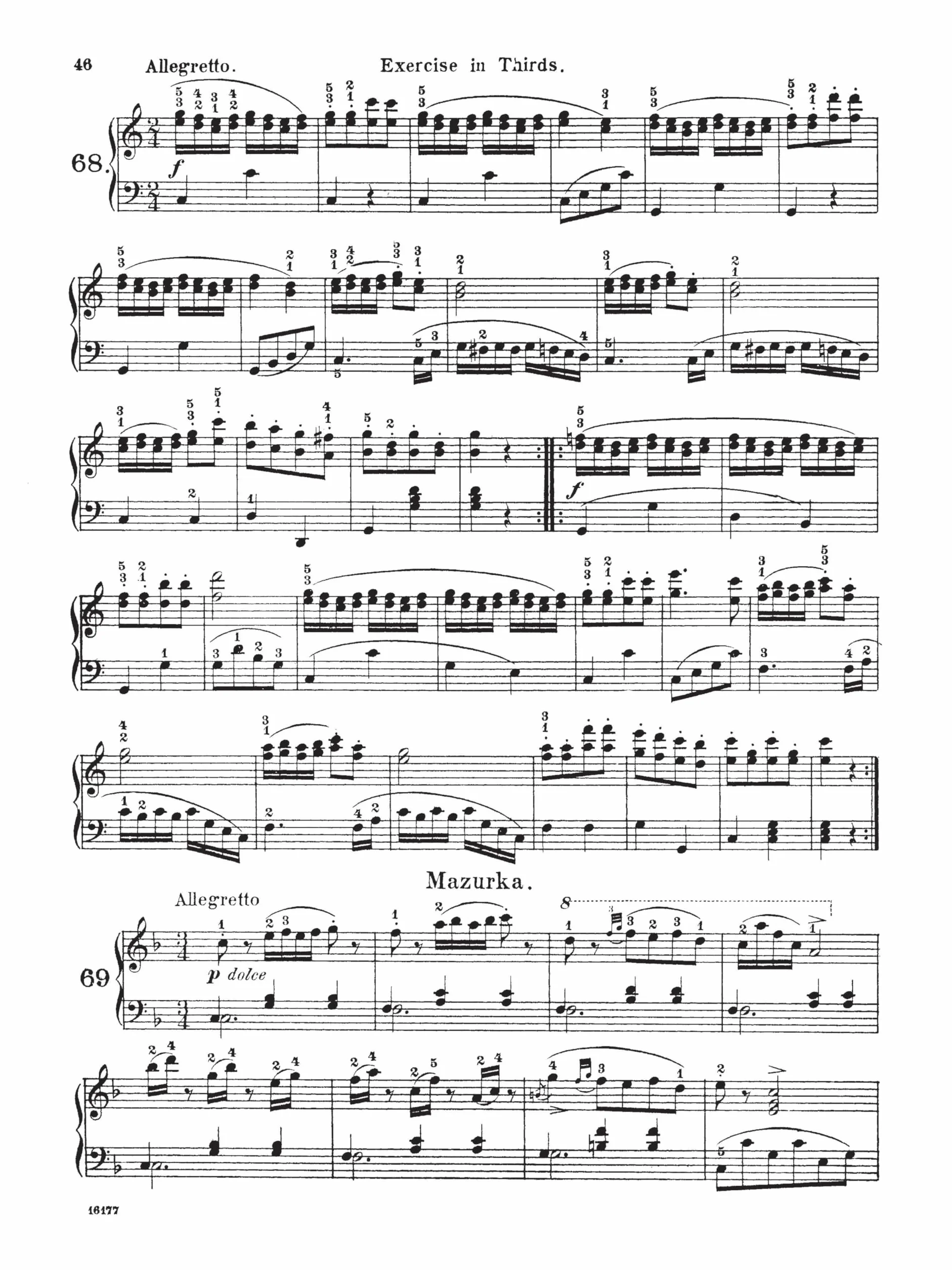 Carl Czerny The Little Pianist Op. 823 Piano Schirmer Library of Classics Volume 54