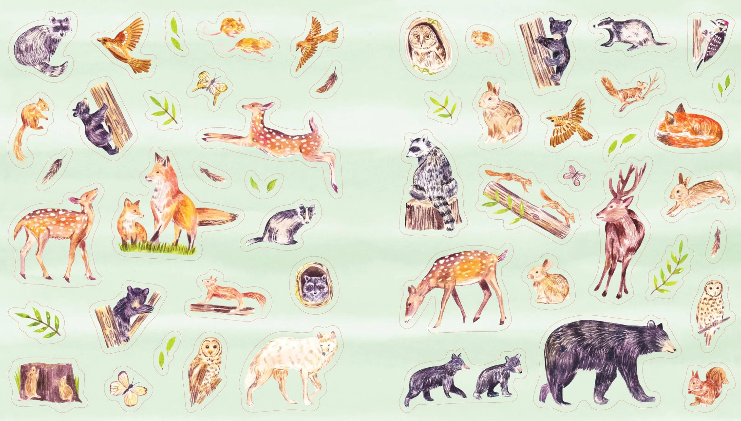 A Nature Lover's Sticker Book