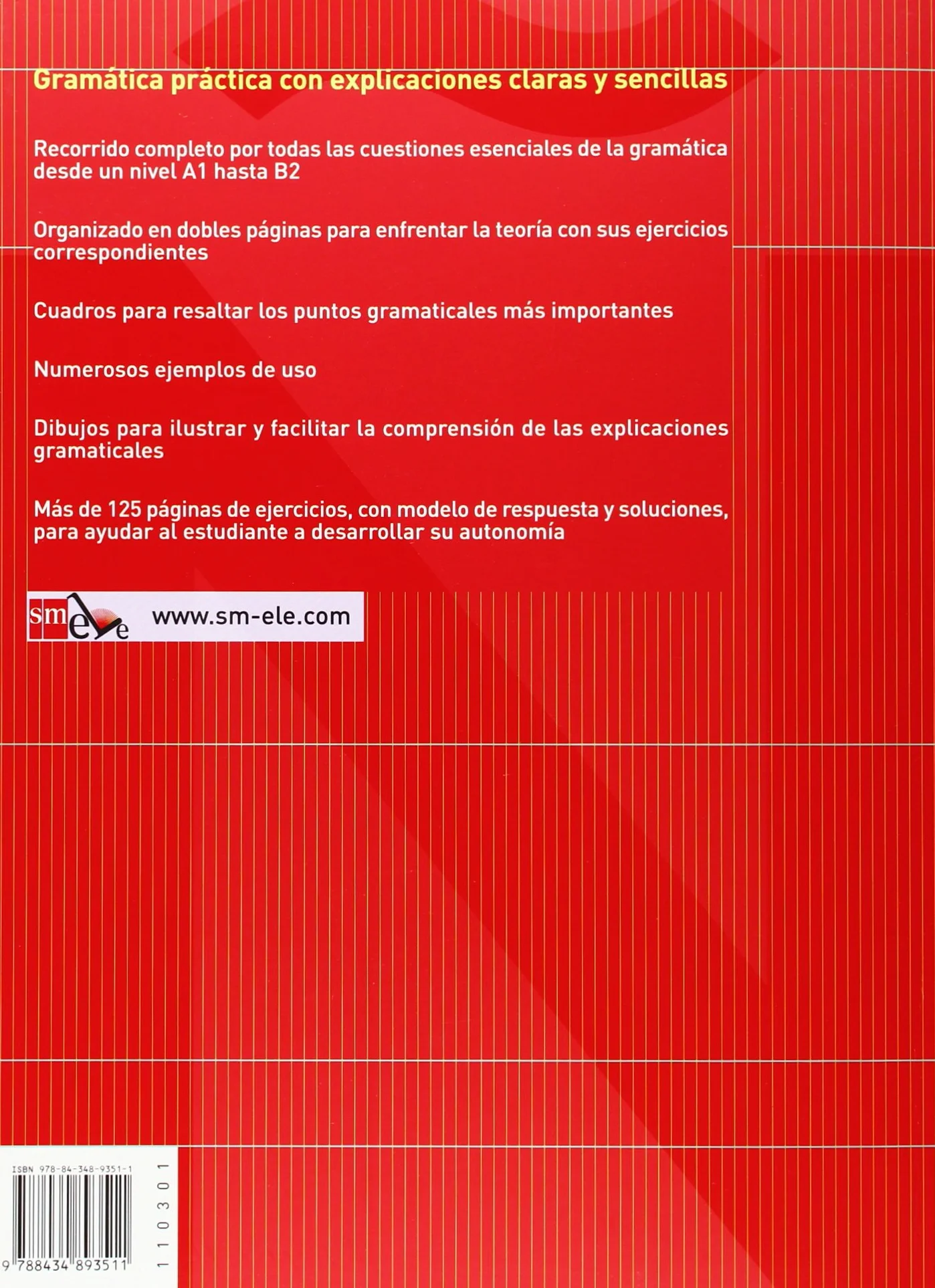 Gramatica de uso de español para extrangeros: teoria y practica