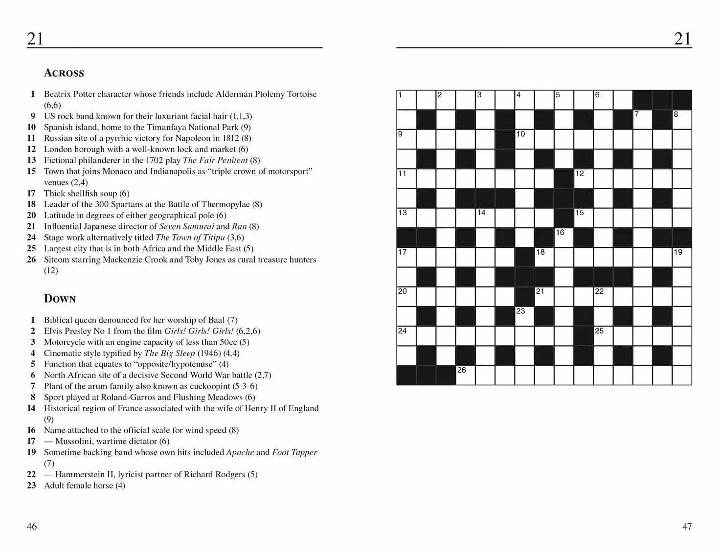 The Times General Knowledge Crossword Book 1: 80 Puzzles