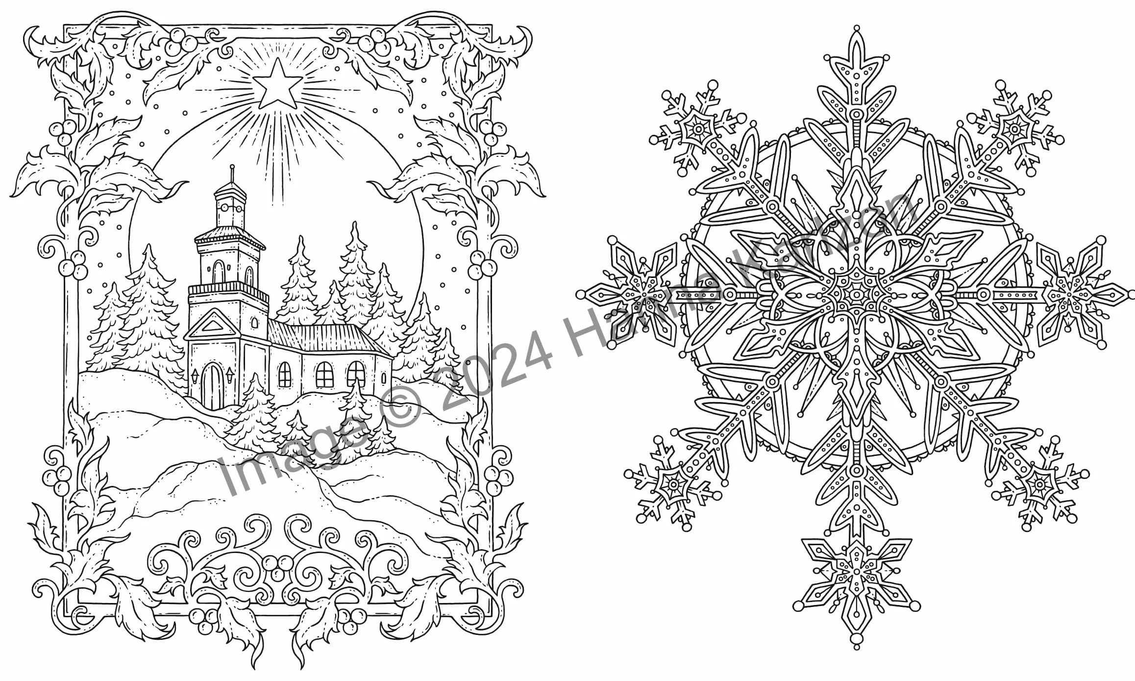 Merry Christmas Coloring Book