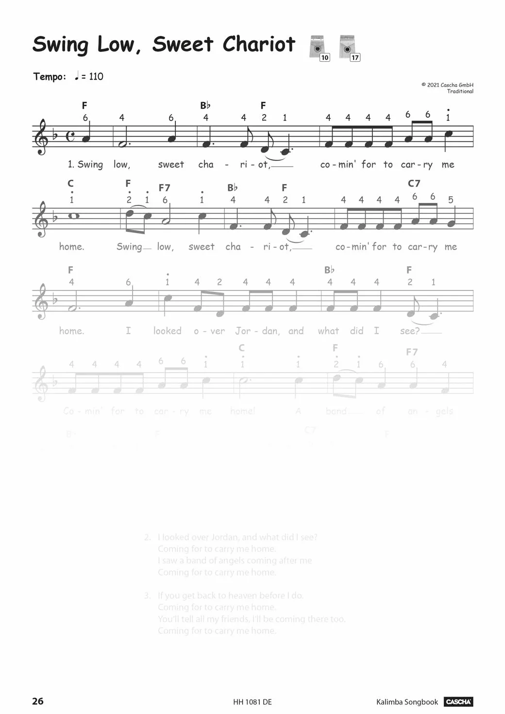 Kalimba Songbook: Songbook und Kalimbaschule