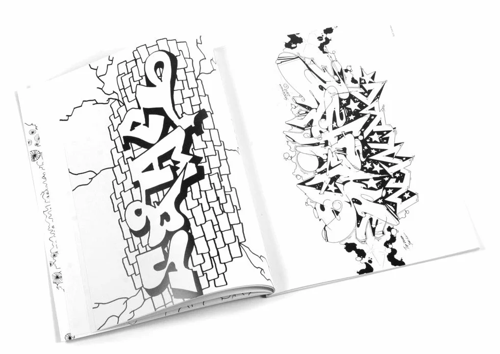 Graffiti Coloring Book /anglais