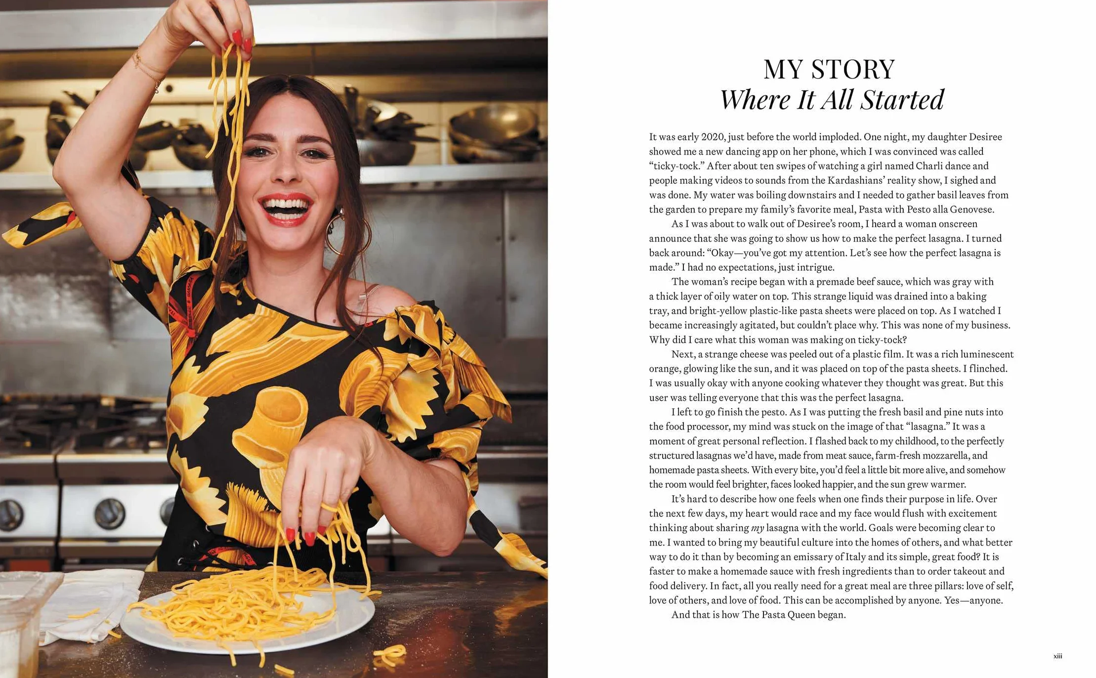 The Pasta Queen: A Just Gorgeous Cookbook: 100+ Recipes and Stories
