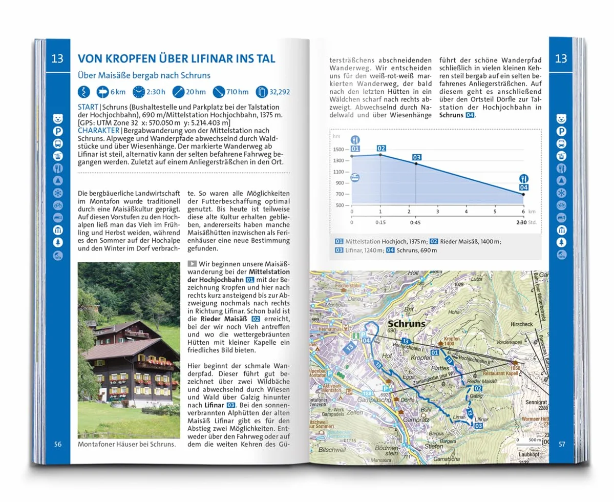 KOMPASS Wanderführer Montafon, Arlberg, Silvretta, 60 Touren mit Extra-Tourenkarte: GPS-Daten zum Download: 5604