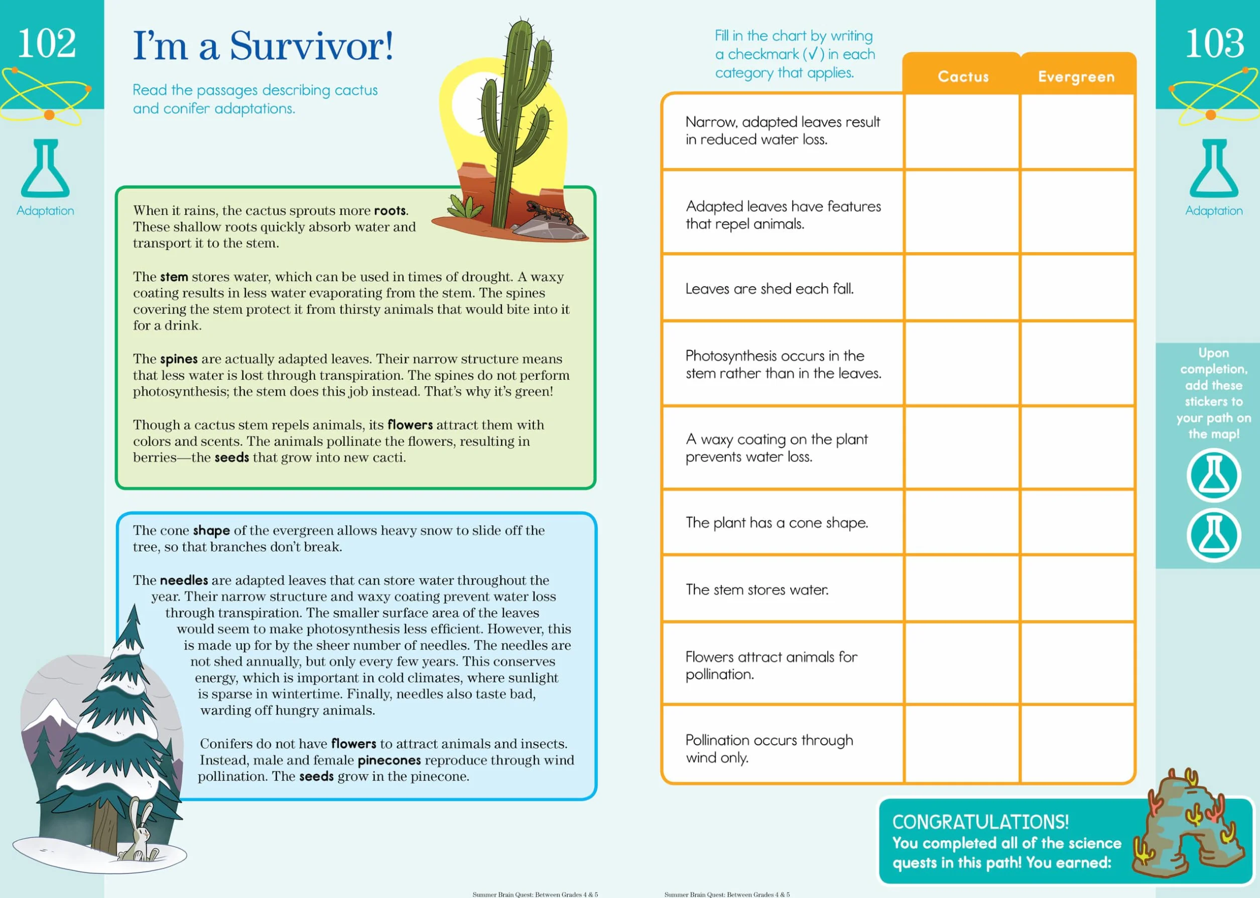 Summer Brain Quest Get Ready for 5th Grade: 1
